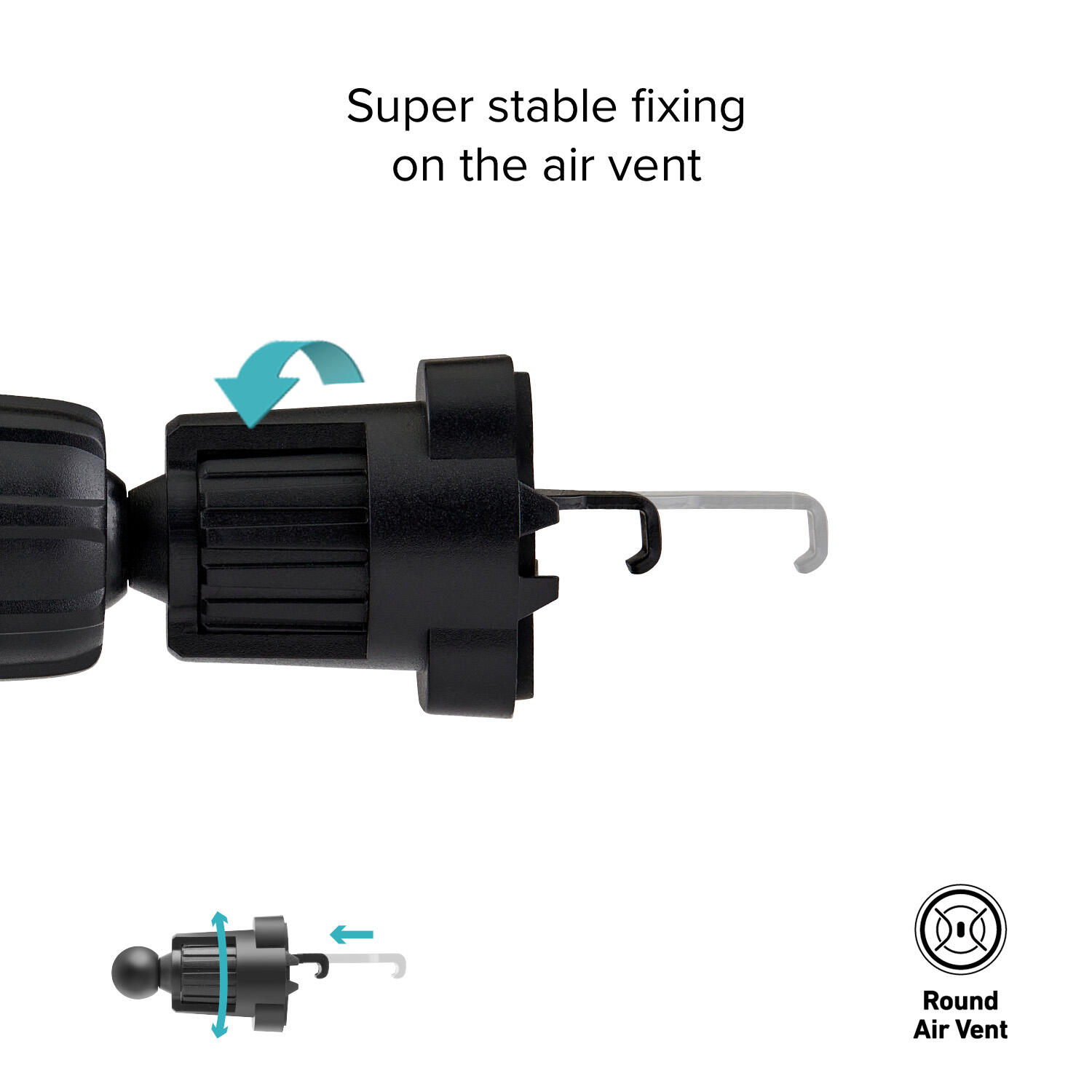 Support auto sans fil Gravity avec recharge sans fil 15 W 3/4