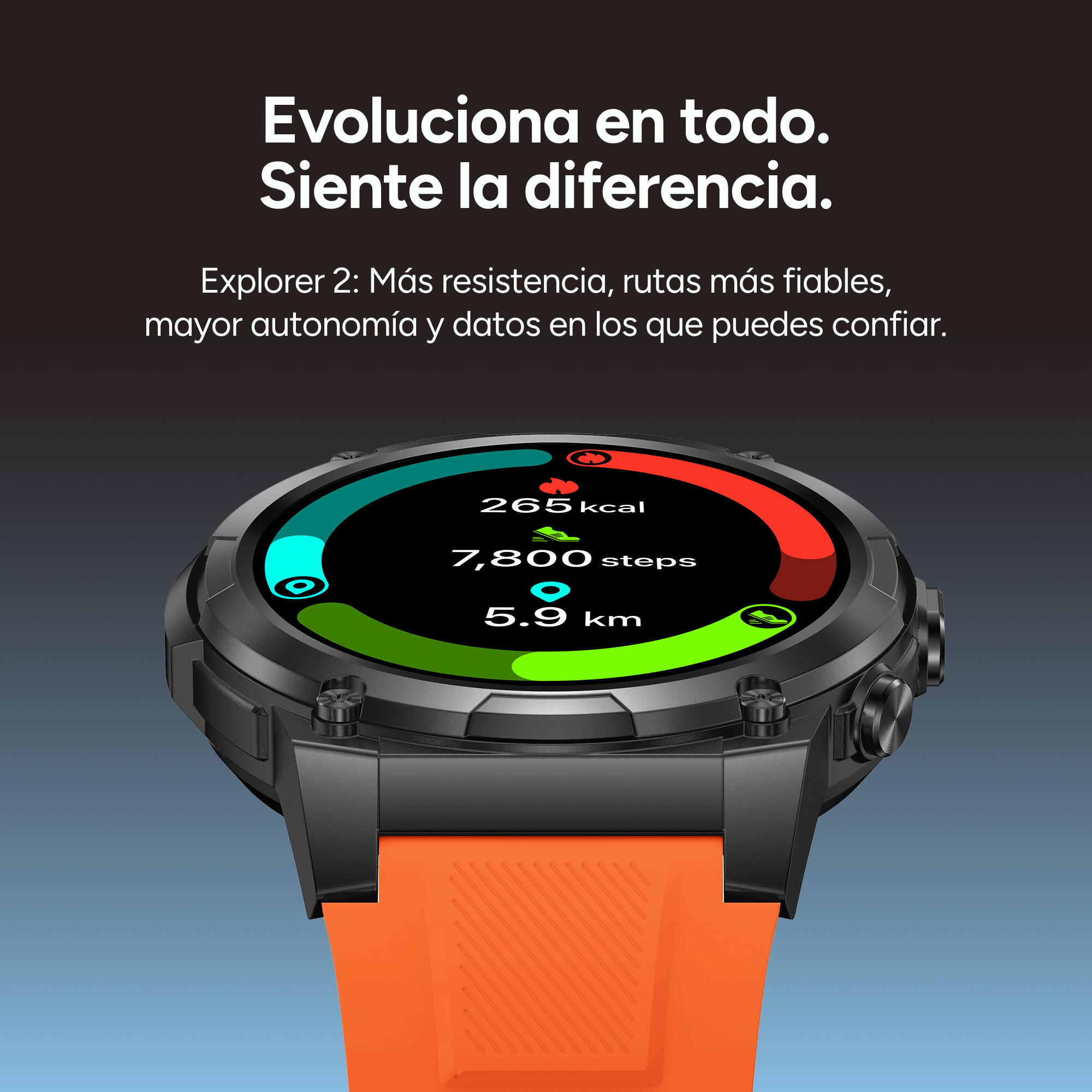 Smartwatch KSIX Explorer 2 Go com GPS de banda dupla 3/7