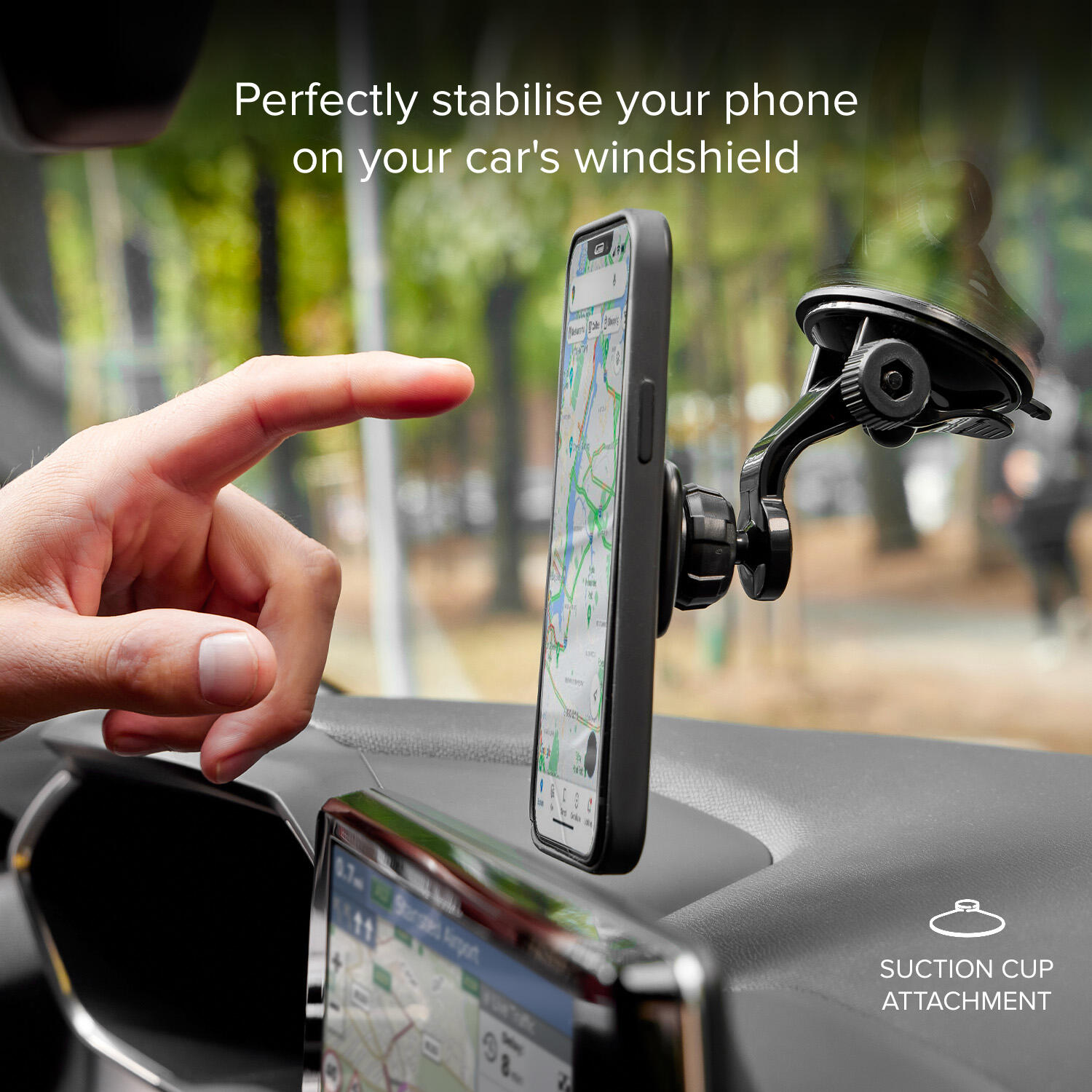 Arizona - Supporto auto magnetico per telefono con fissaggio a ventosa 4/4