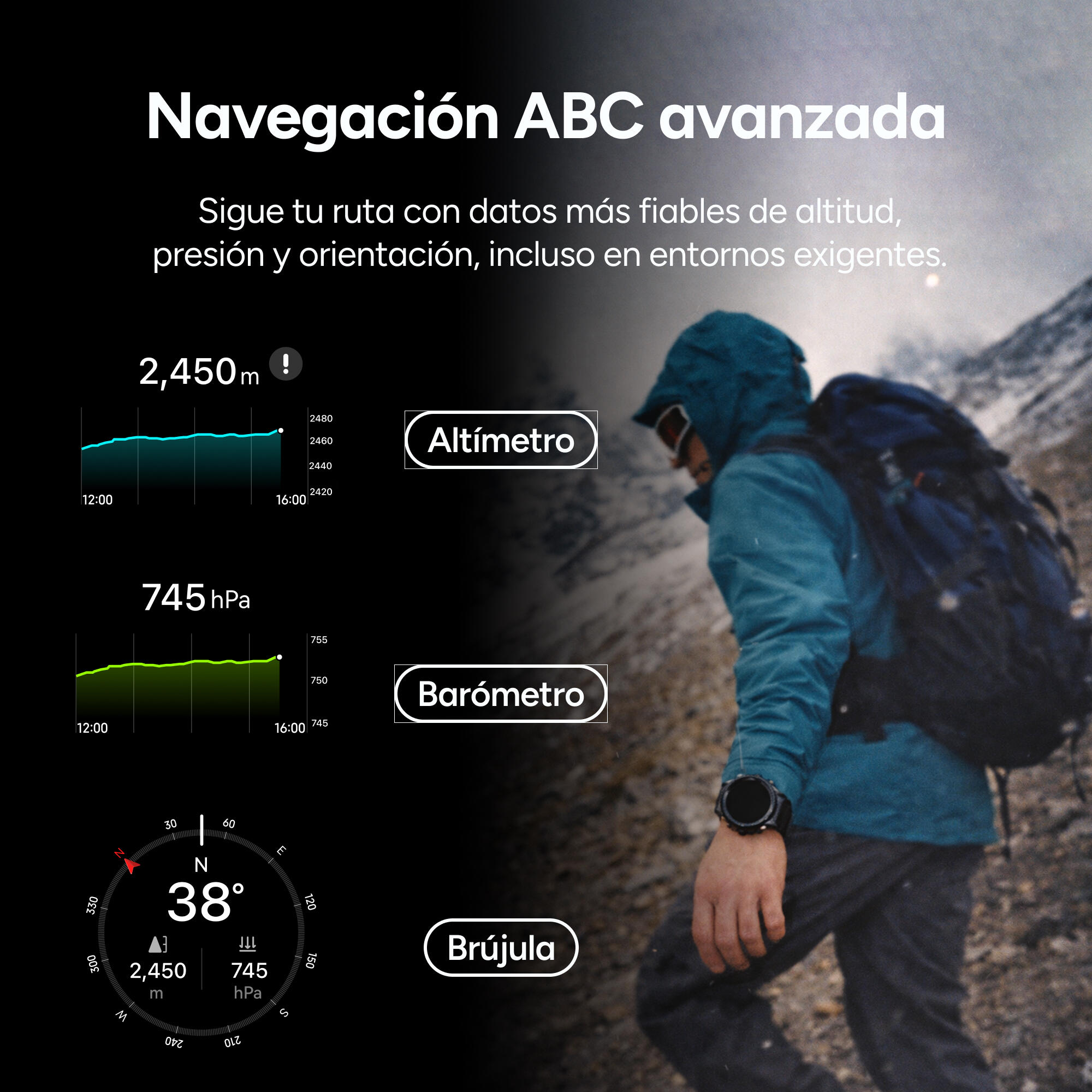 Smartwatch KSIX Explorer 2 Go com GPS de banda dupla 5/7