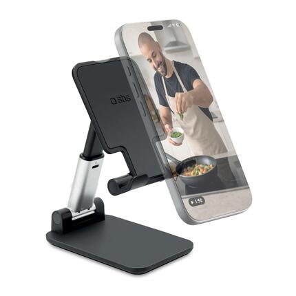 Support de bureau portable pour smartphones et tablettes jusqu'à 12