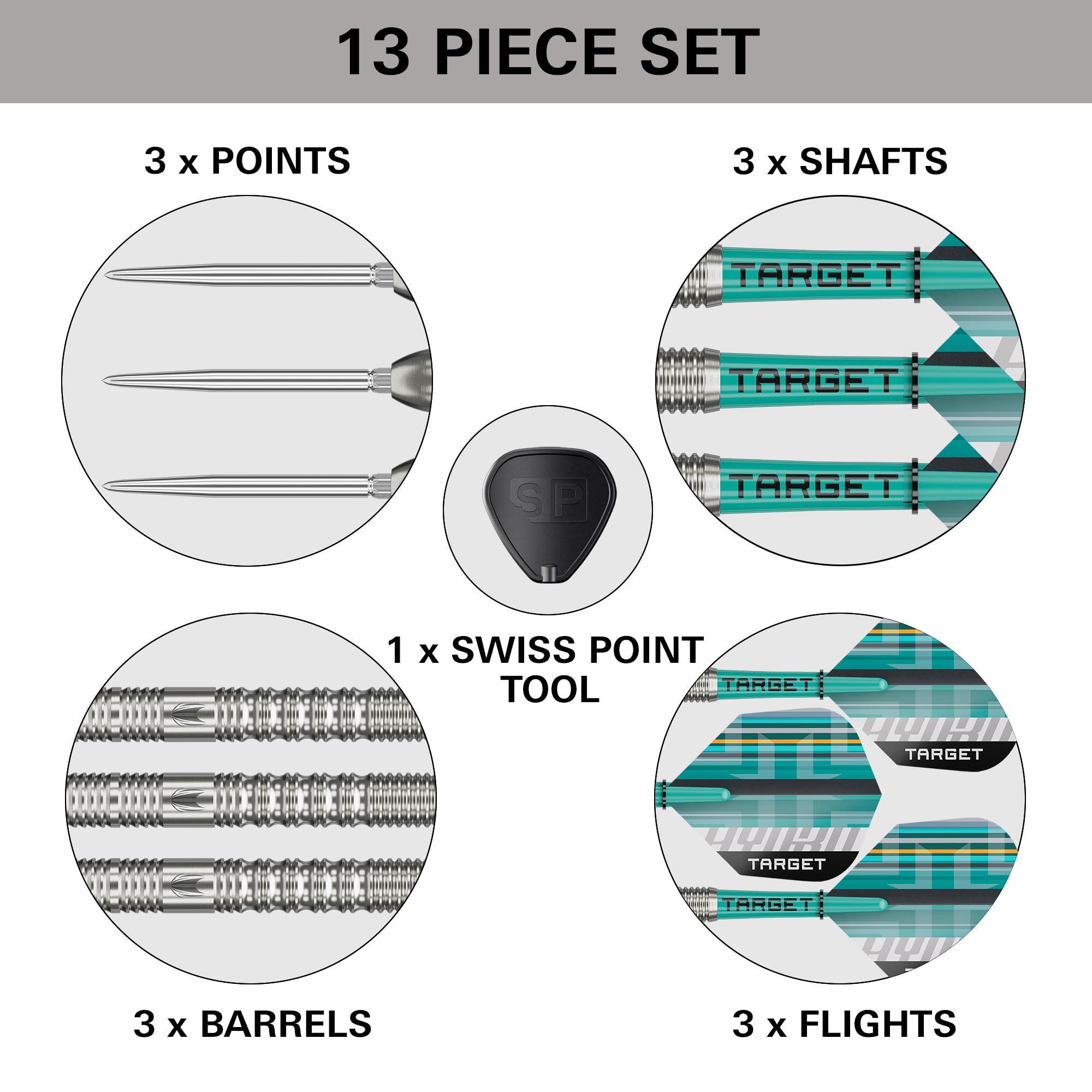 Hydro Steel Tip Dart Set mit Swiss Point Technologie 4/6