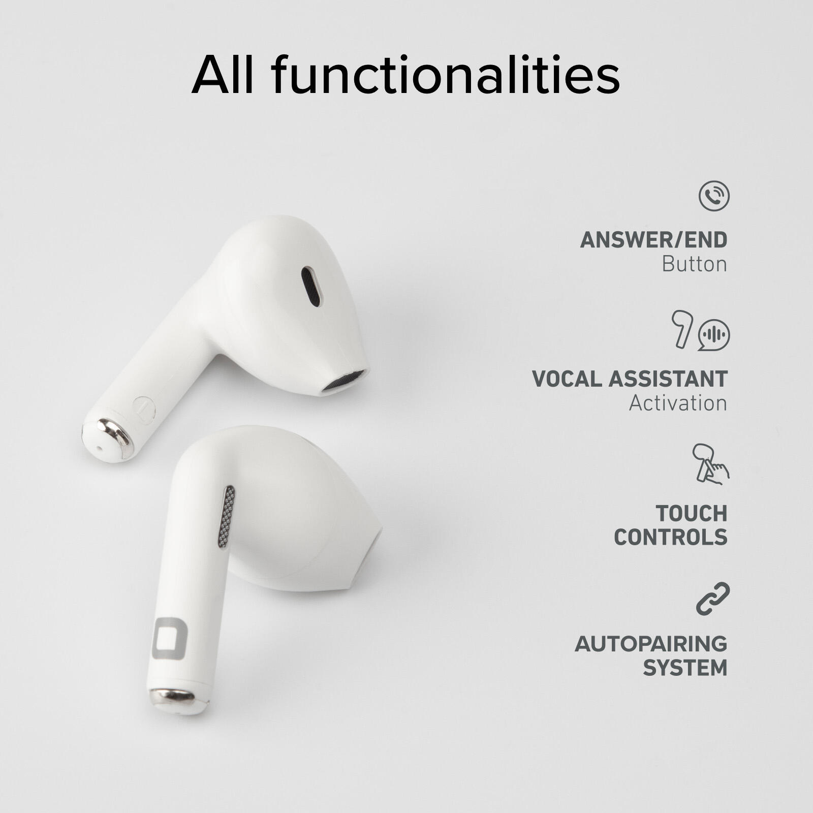 Écouteurs semi intra-auriculaires TWS 3/7