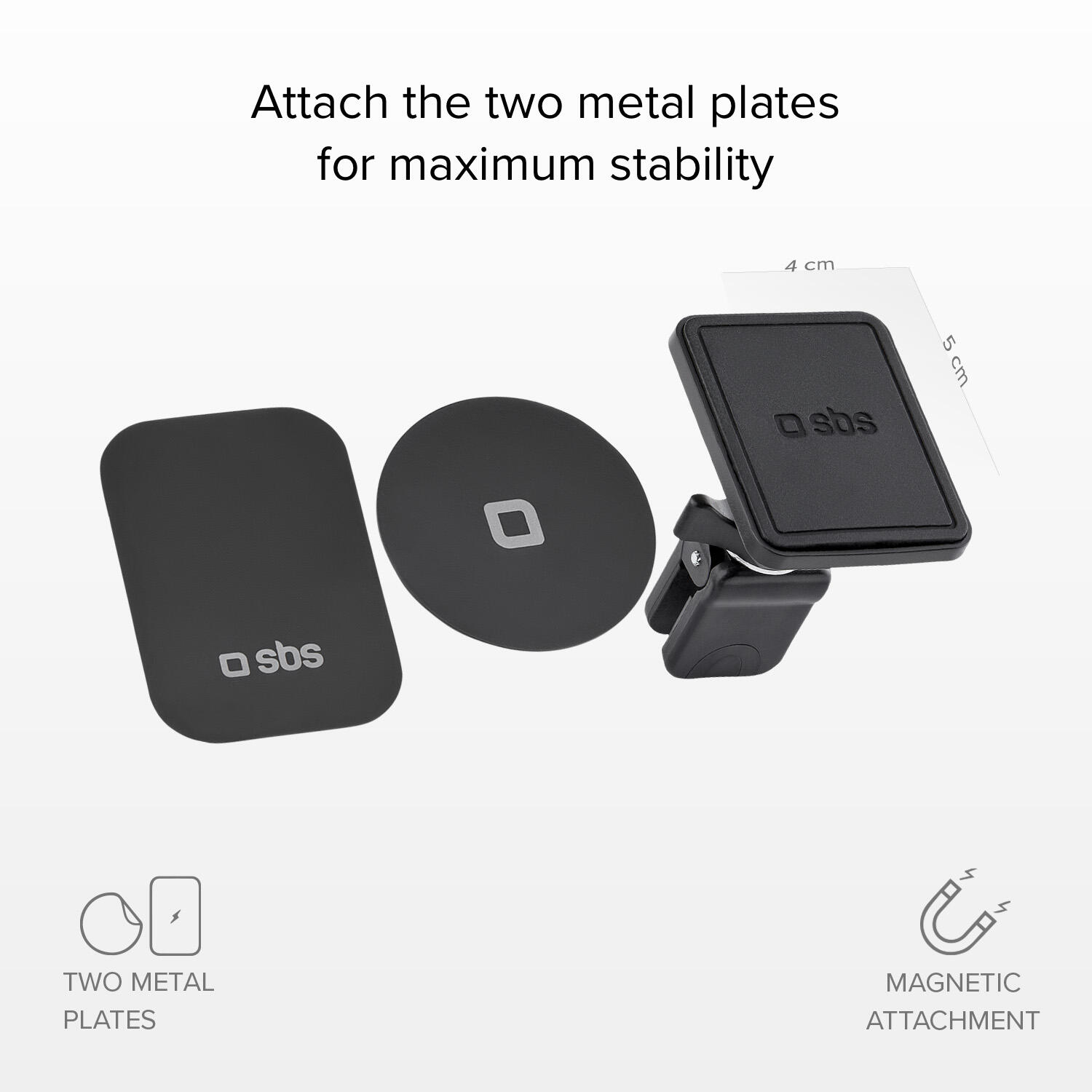 Support de voiture magnétique pour smartphone 2/4