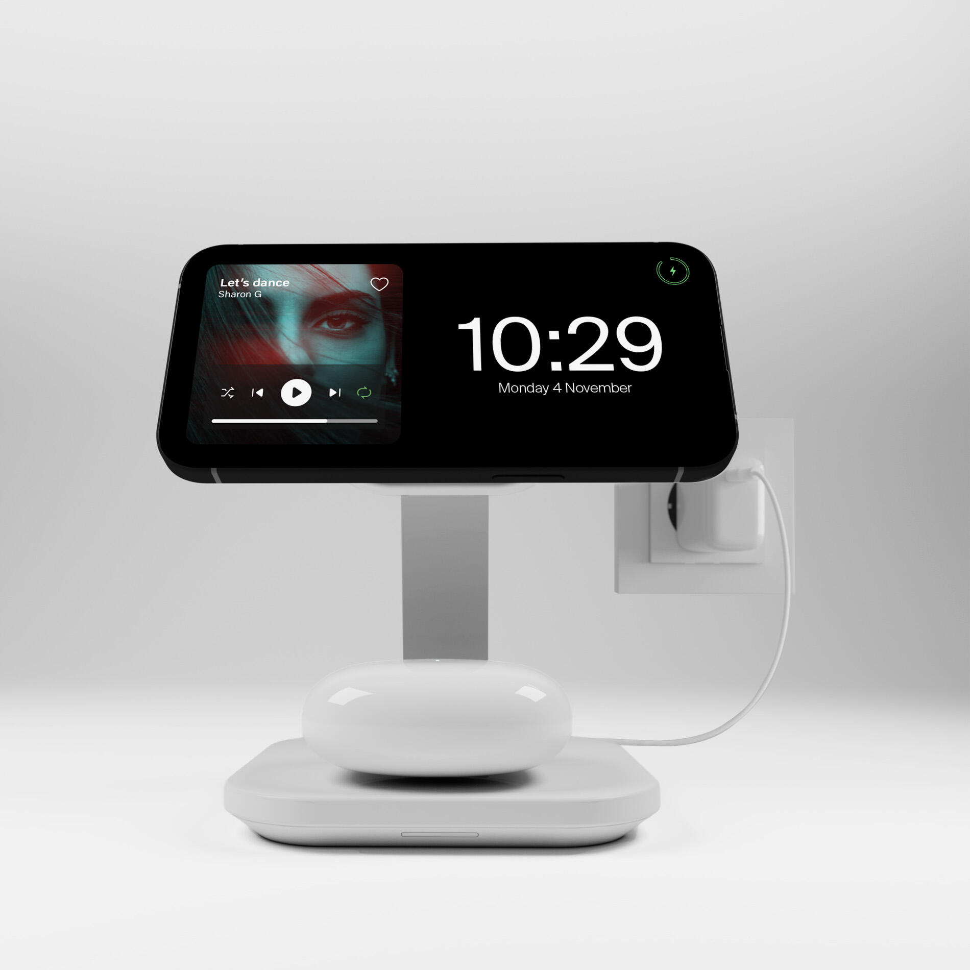 Supporto da Scrivania Mag Station 2 in 1 con tecnologia Qi2 4/7