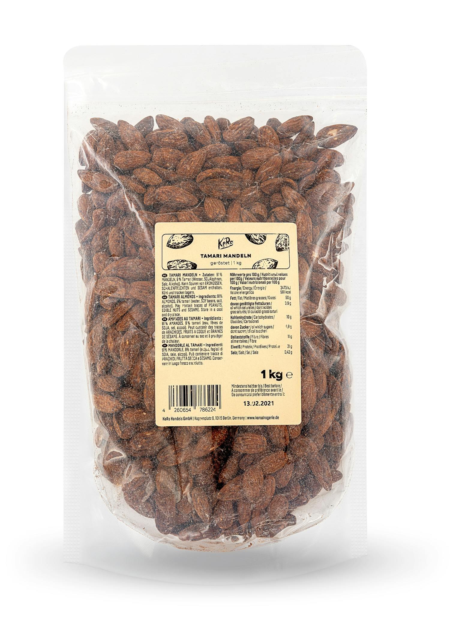Mandorle al tamari | 1 kg 1/6