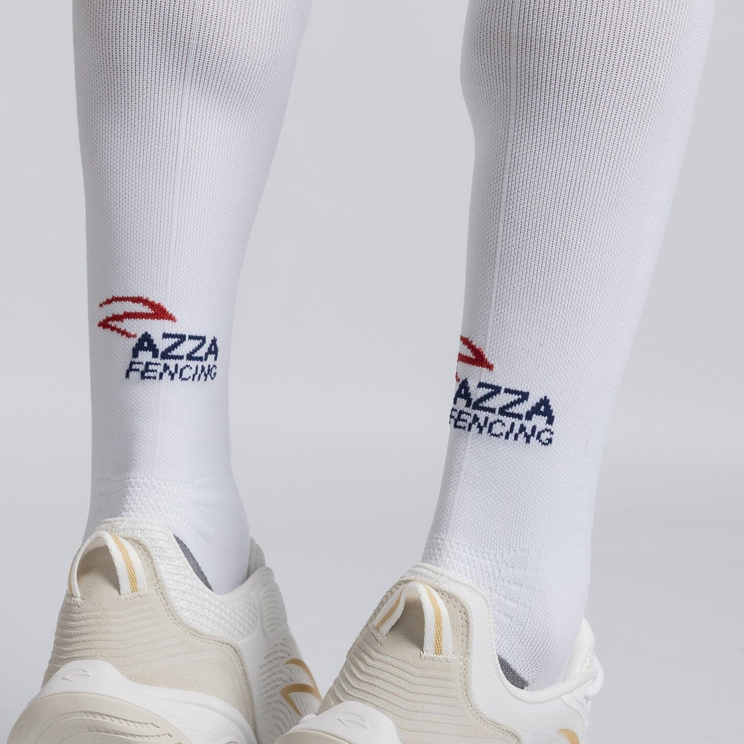 Meias Longas Extra Acolchoadas Azza Fencing — cano alto respirável e acolchoado 6/7