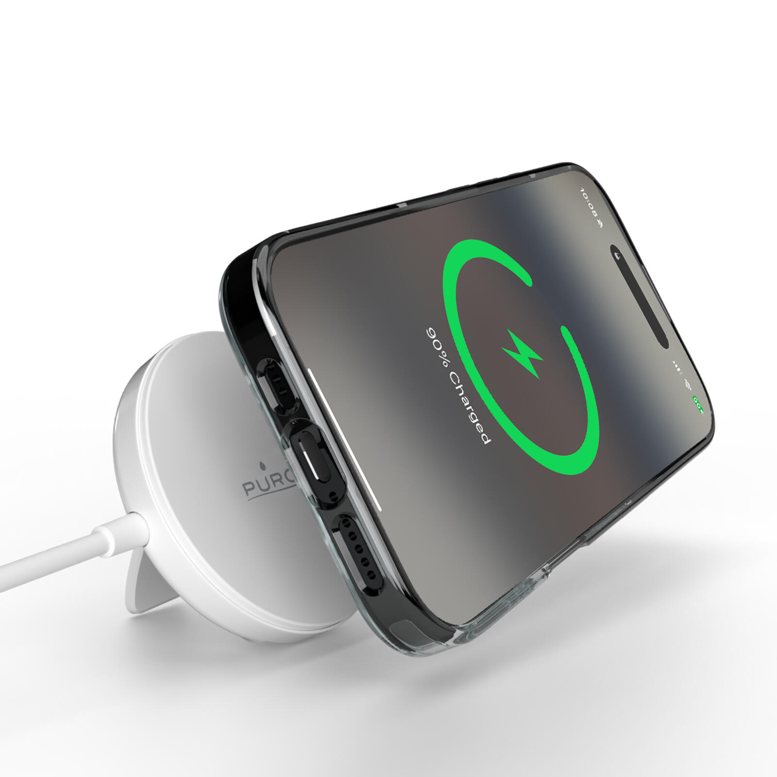 Alimentatore Magnetico Qi2 con Stand con Tecnologia Magsafe 2/3