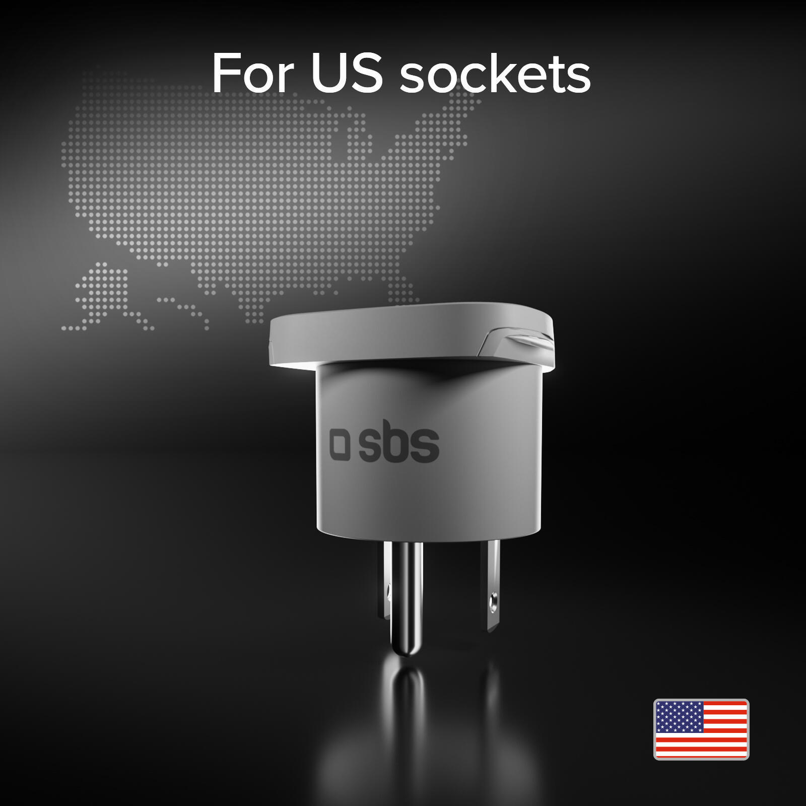 Adaptateur de voyage universel Type B – Fiche américaine 2/7