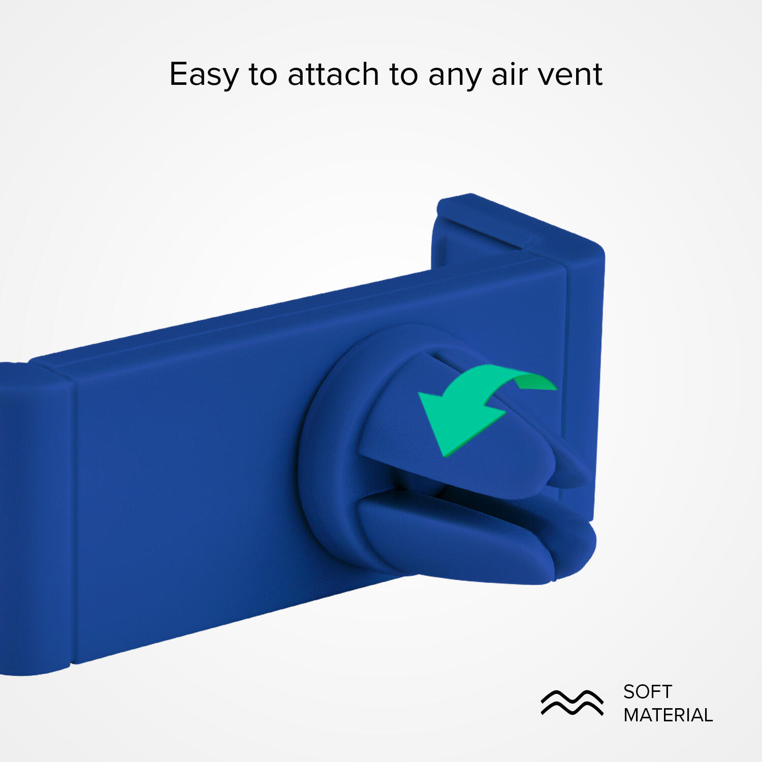 Support de voiture pour smartphones jusqu'à 80 mm 3/4