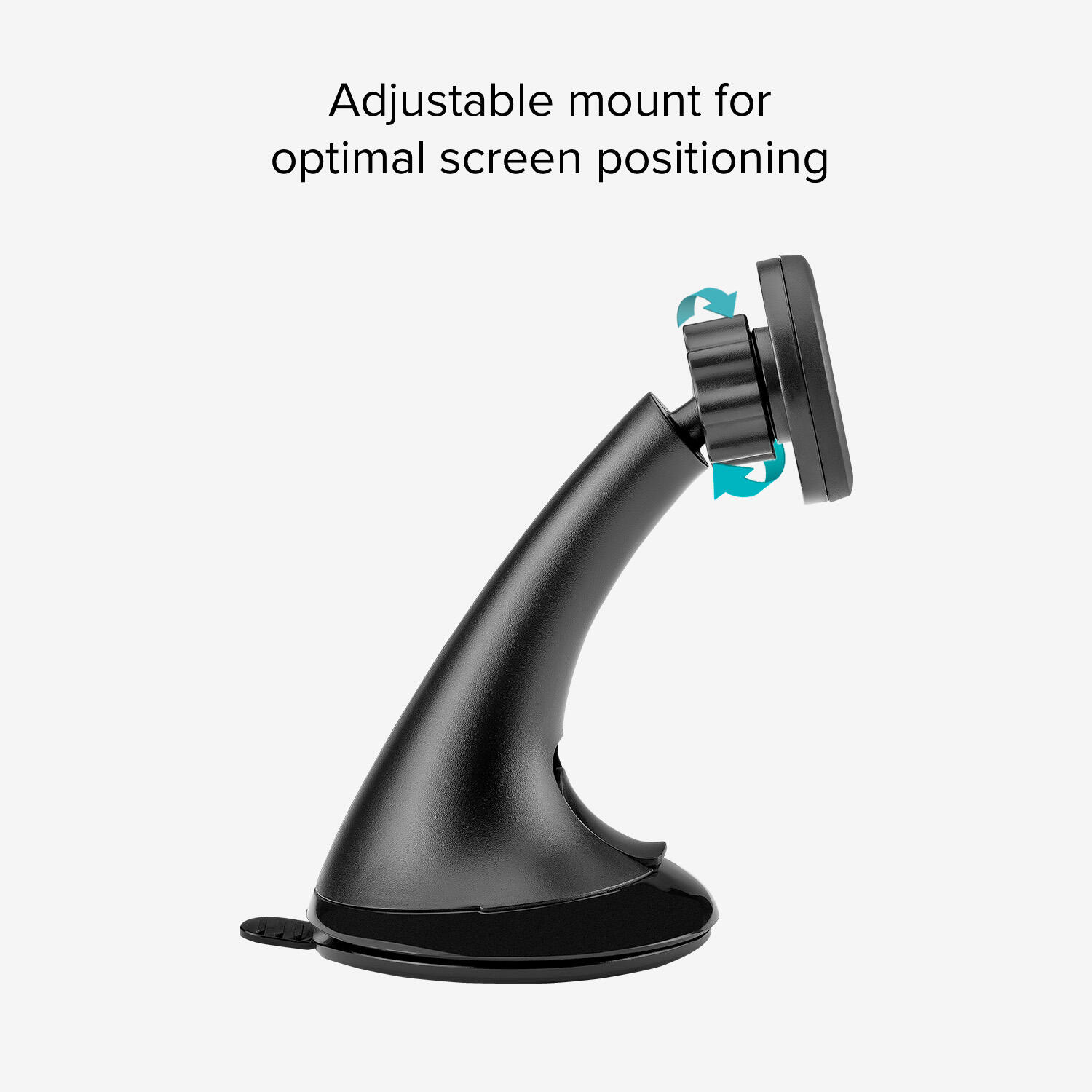 Wind Wide - Supporto auto orientabile per telefono con fissaggio a ventosa 3/4