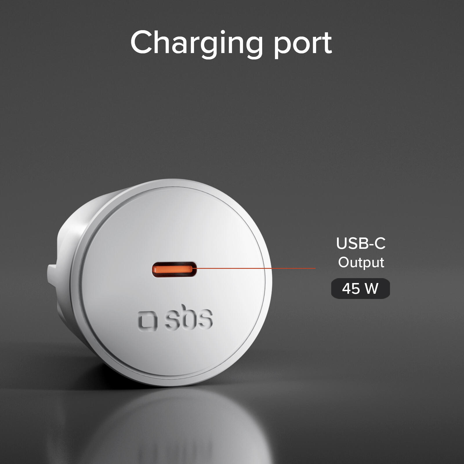 Caricatore con spina Schuko e porta USB-C 45W PD 5/7