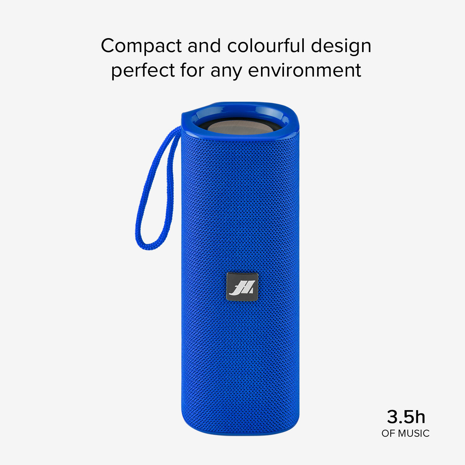 Enceinte Pump 6W avec cordon et ornement en tissu 3/4