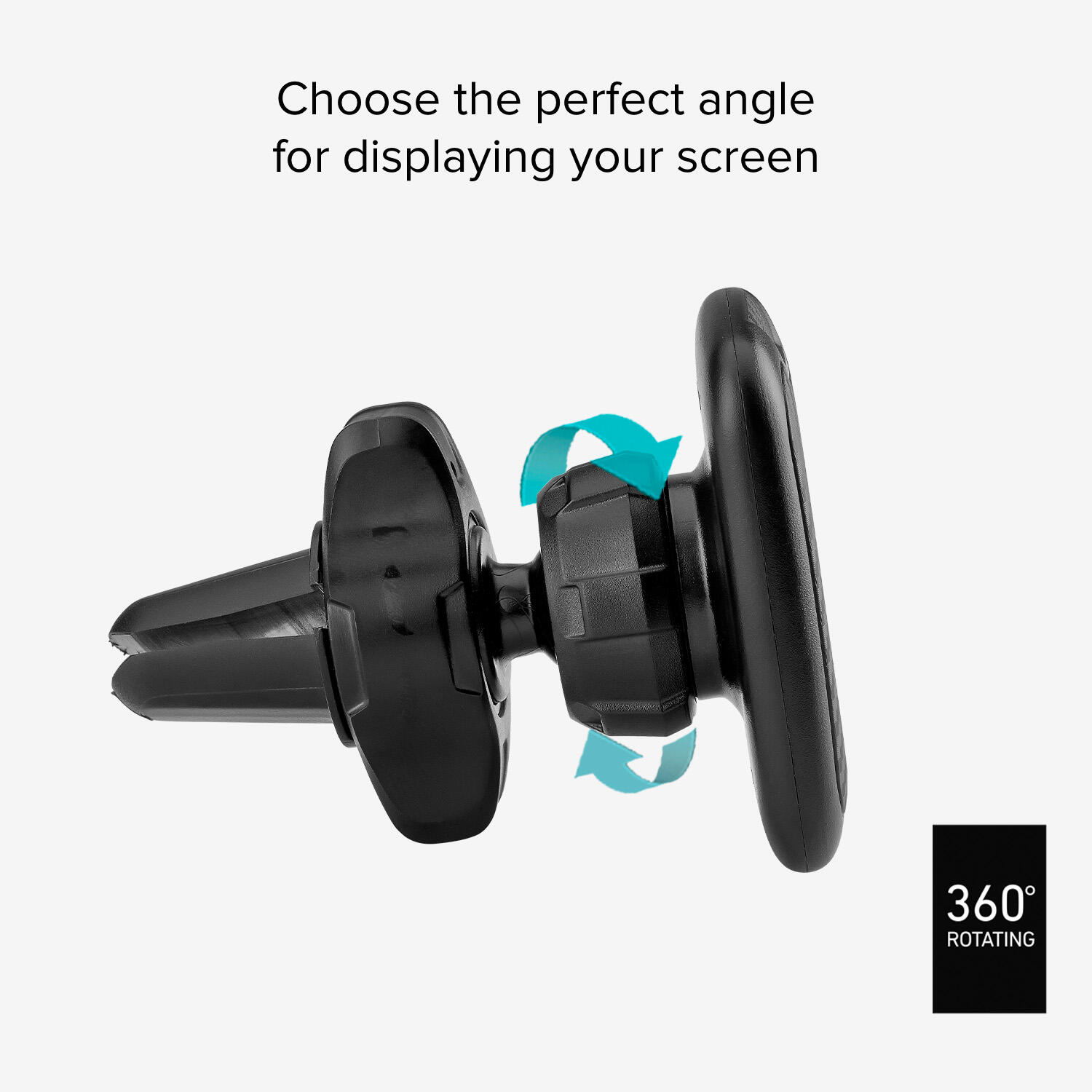 Support de voiture magnétique pour smartphone avec clip 3/4