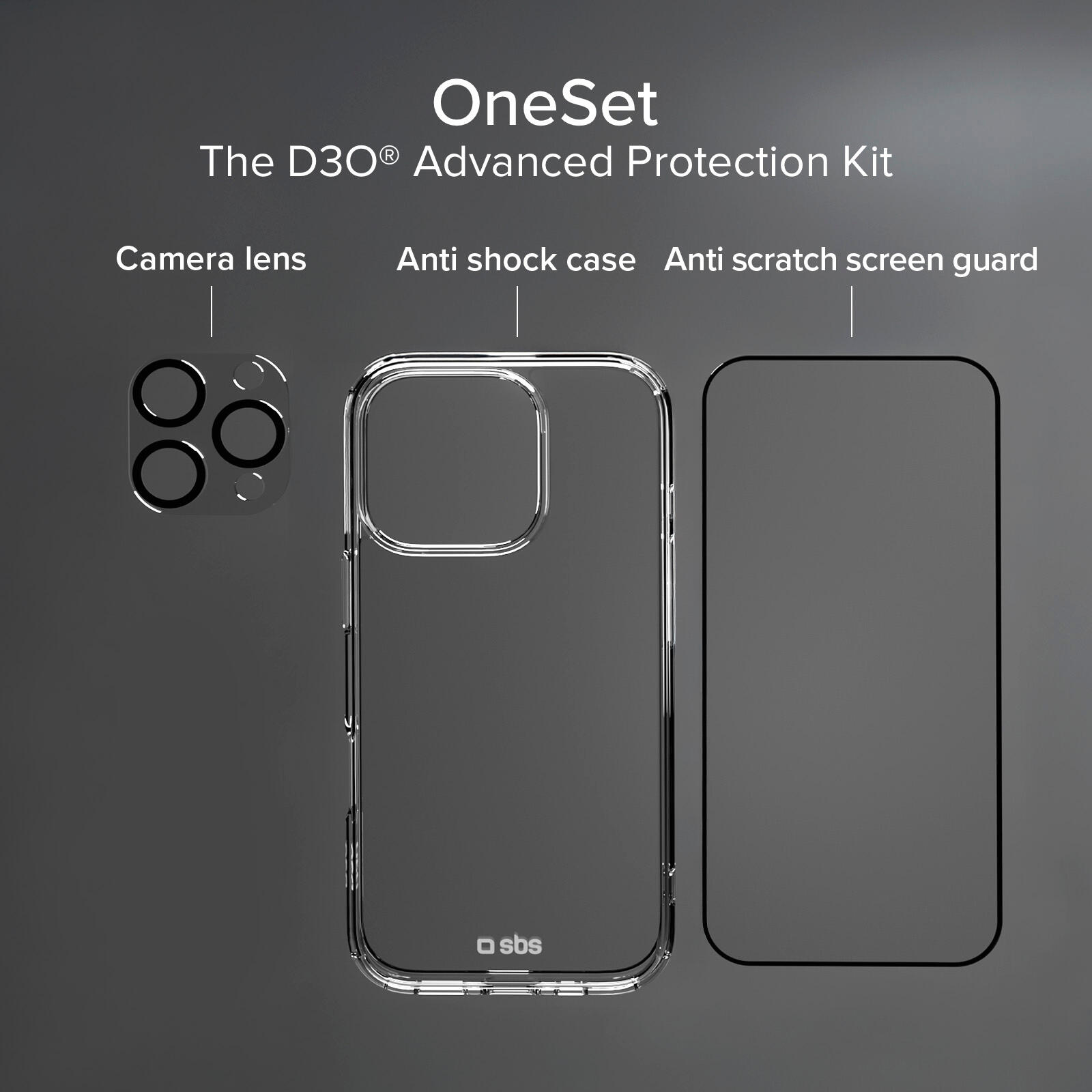Kit Protezione totale D3O per iPhone 16 Pro Max 2/7