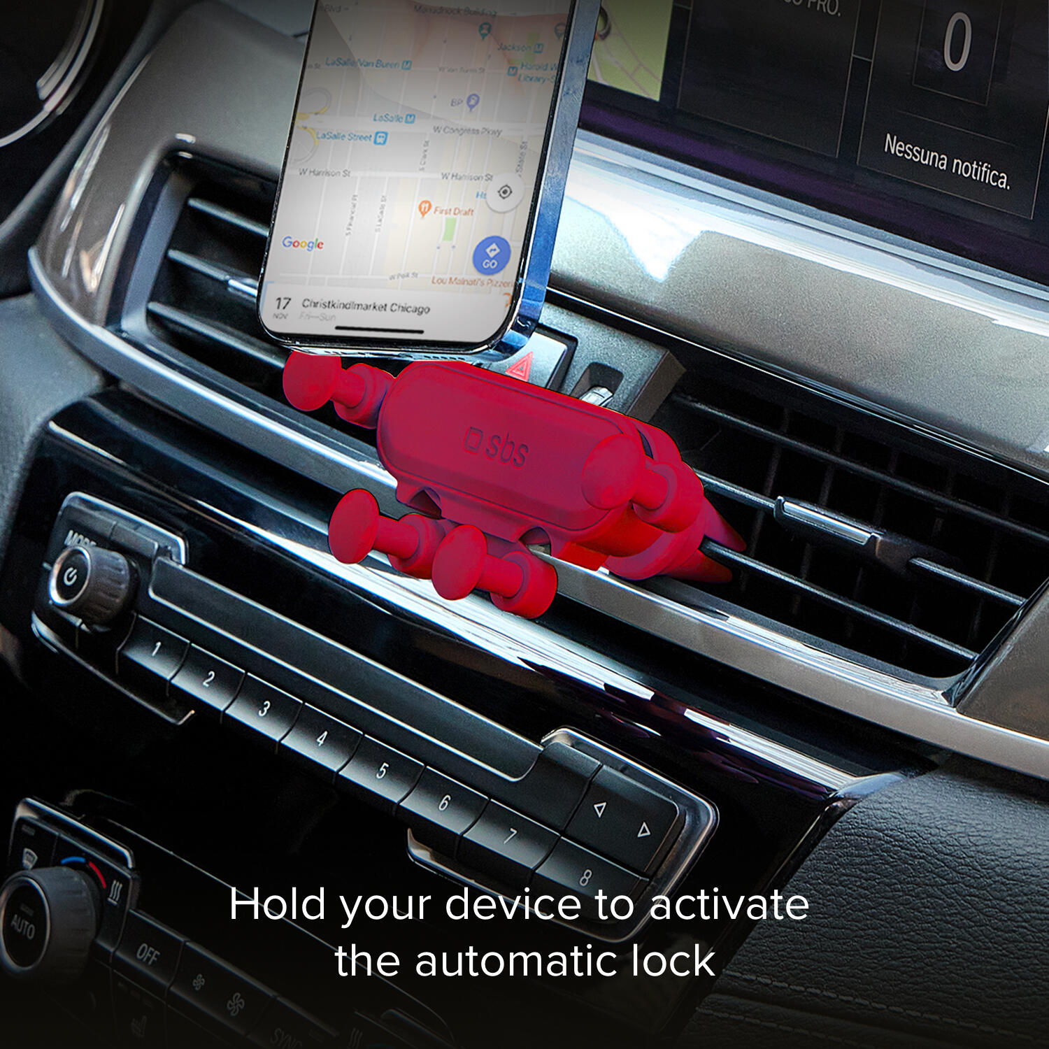 Support pour voiture avec verrouillage automatique par gravité 4/4