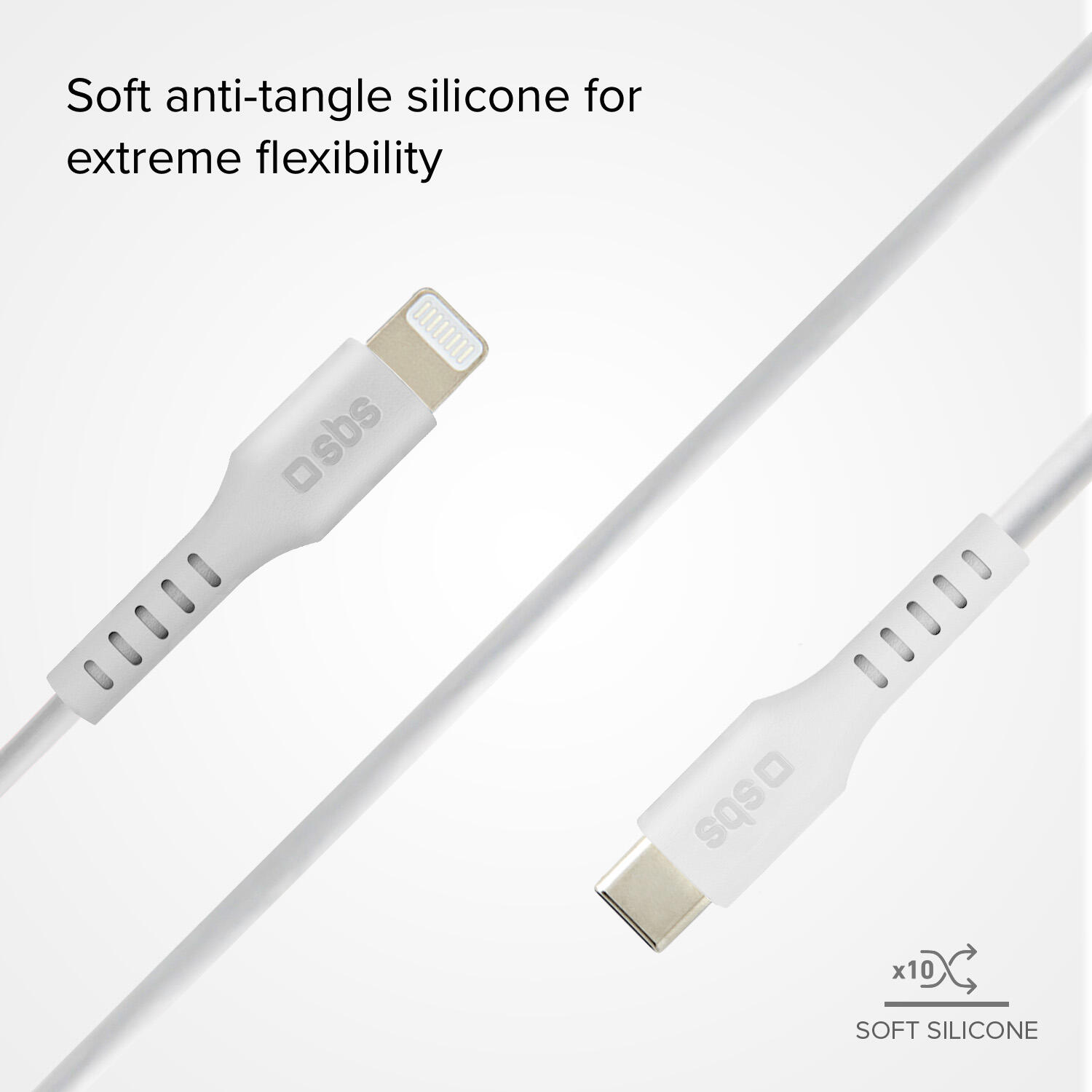 Cavo dati e ricarica USB-C a Lightning 3/4