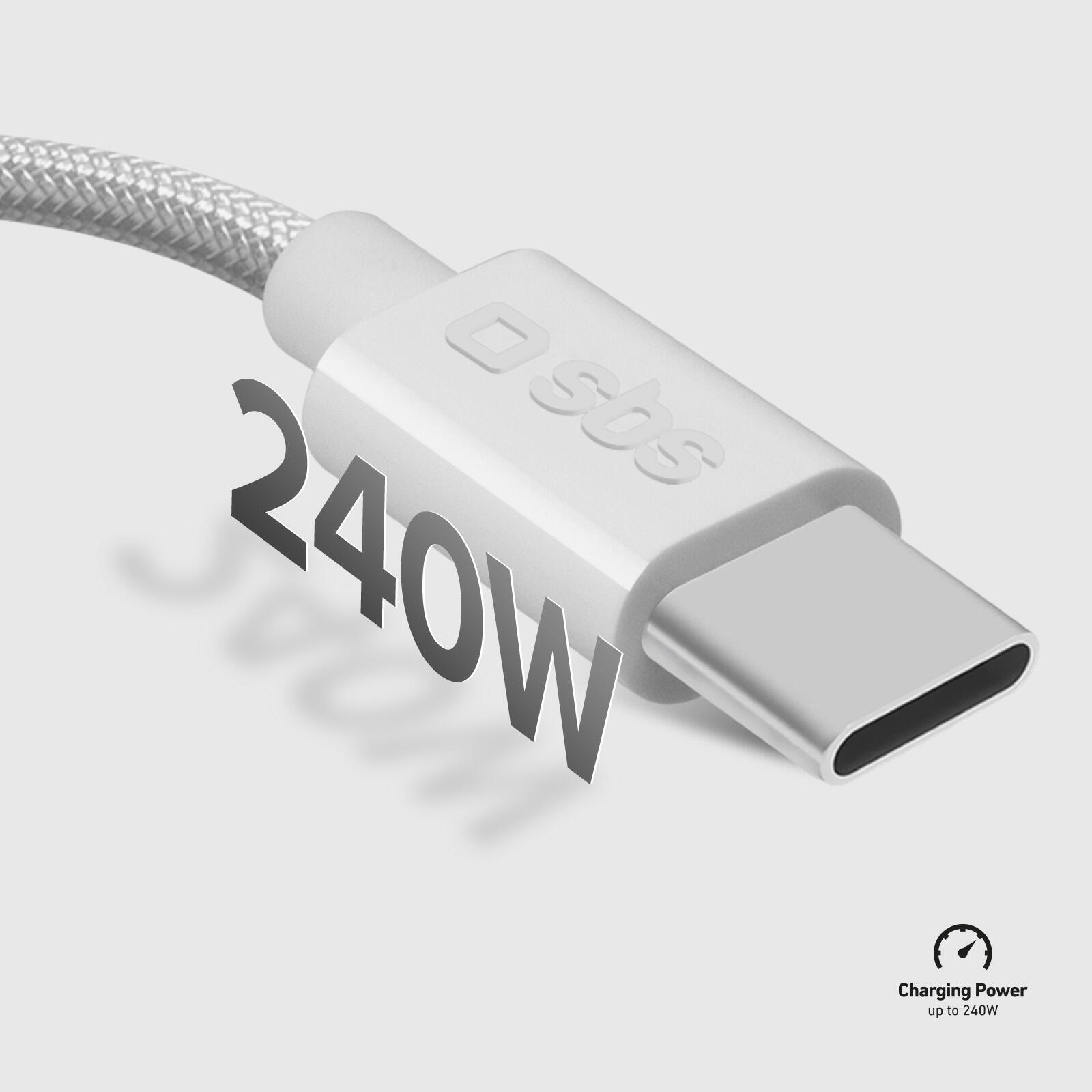 Cavo ricarica e dati USB-C 3.2 compatibile con Power Delivery a 240W 6/7