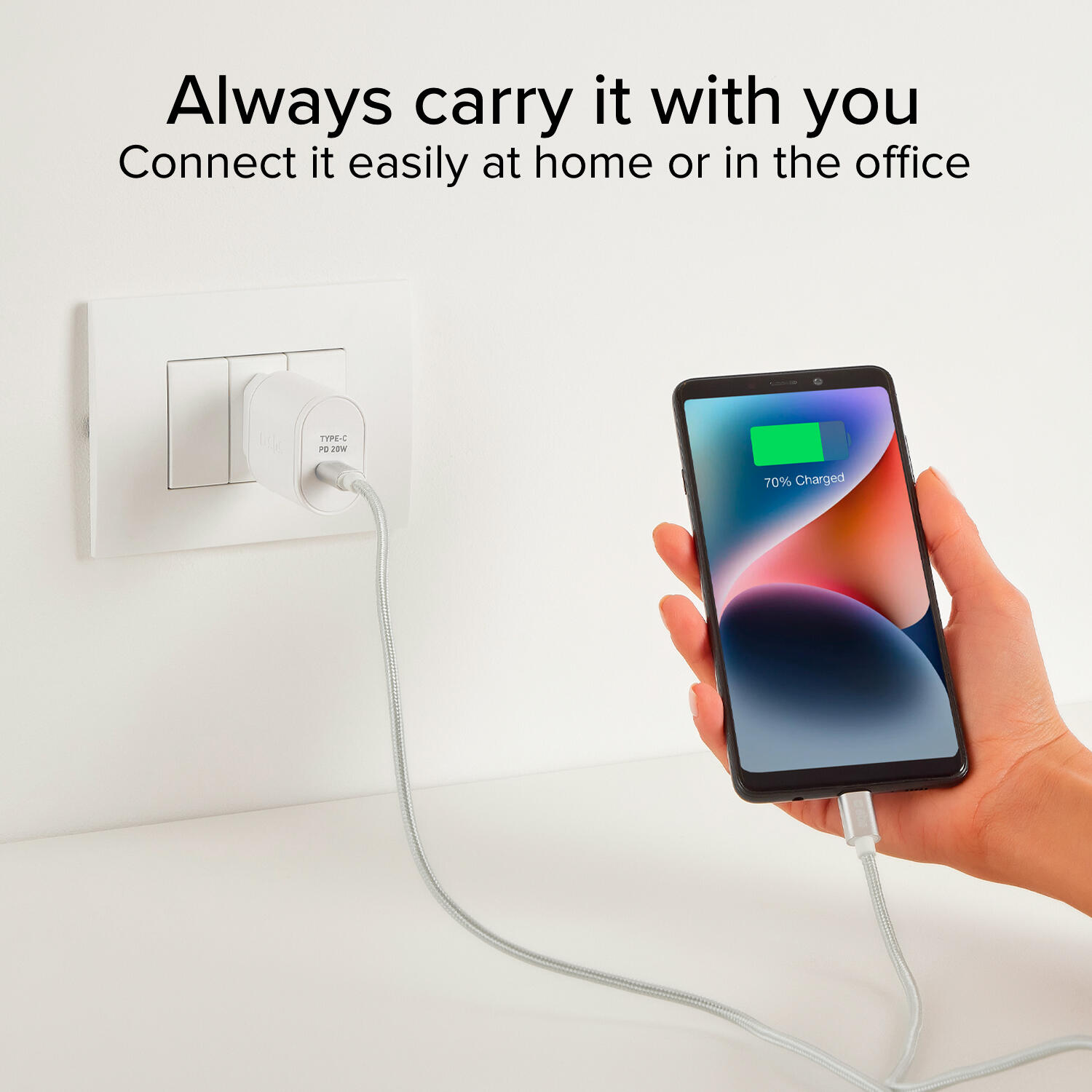 Caricabatterie Power Delivery 20W, adatto per MacBook Neo 4/4