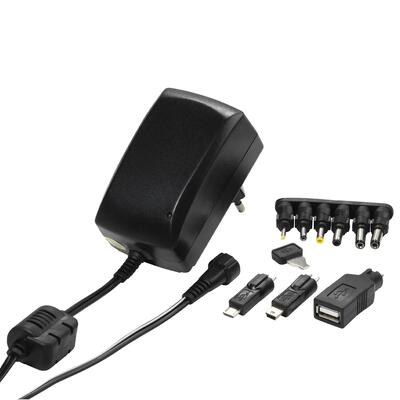 Universele voeding, eu-stekker ac/dc 3-12v, 9-in-1