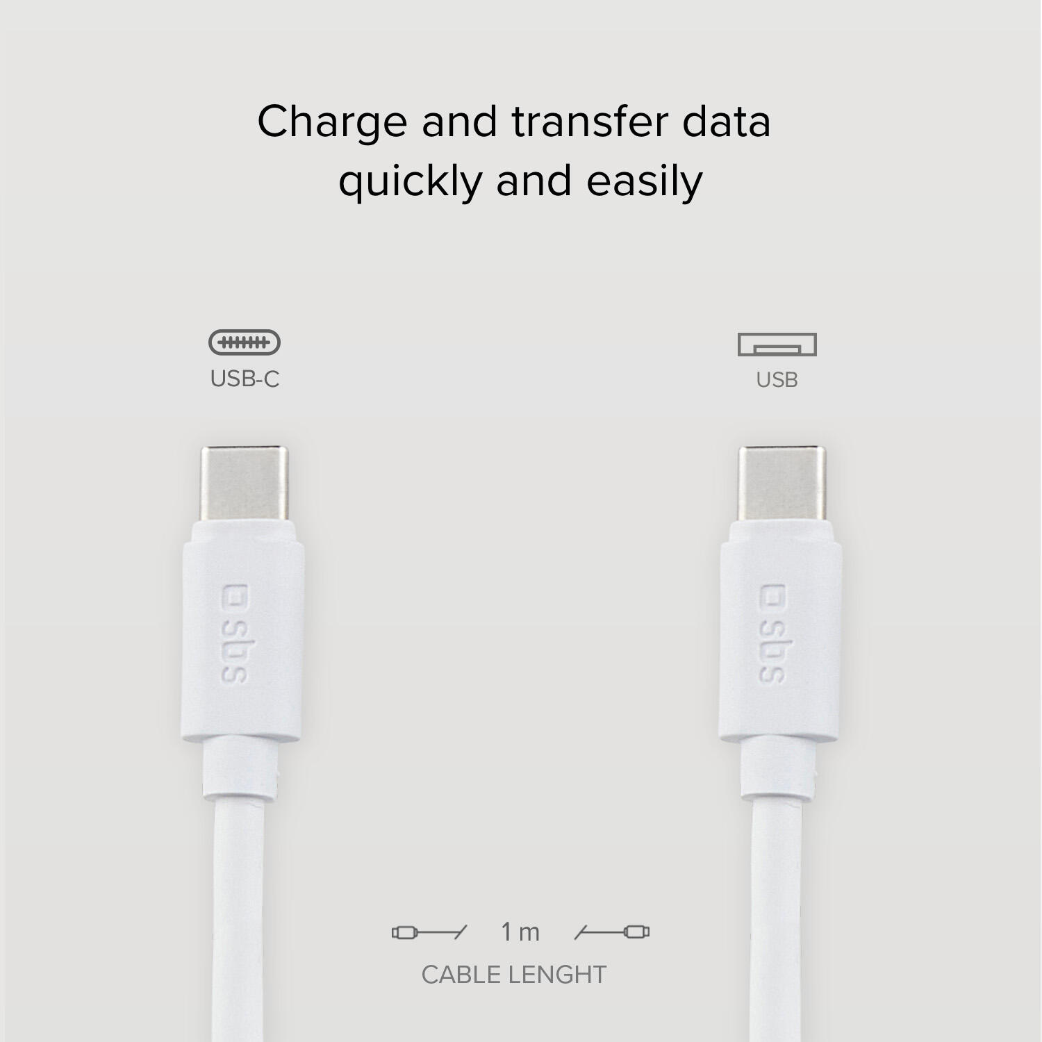 Cavo dati in silicone 1.5m - Connettori USB-C a USB-C 2/4