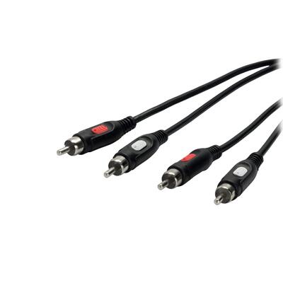 Cavo audio da 2 RCA maschio a 2 RCA maschio