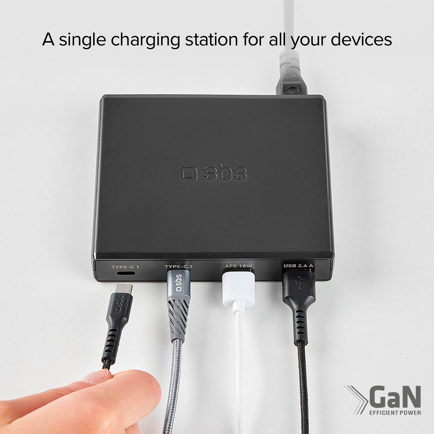 Stazione di ricarica GaN 75 Watt - Ricarica ultra rapida con Power Delivery 4/4