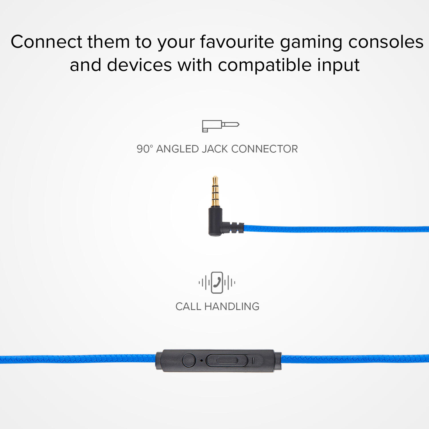 Auricolari gaming con filo stereo e microfono orientabile 2/4