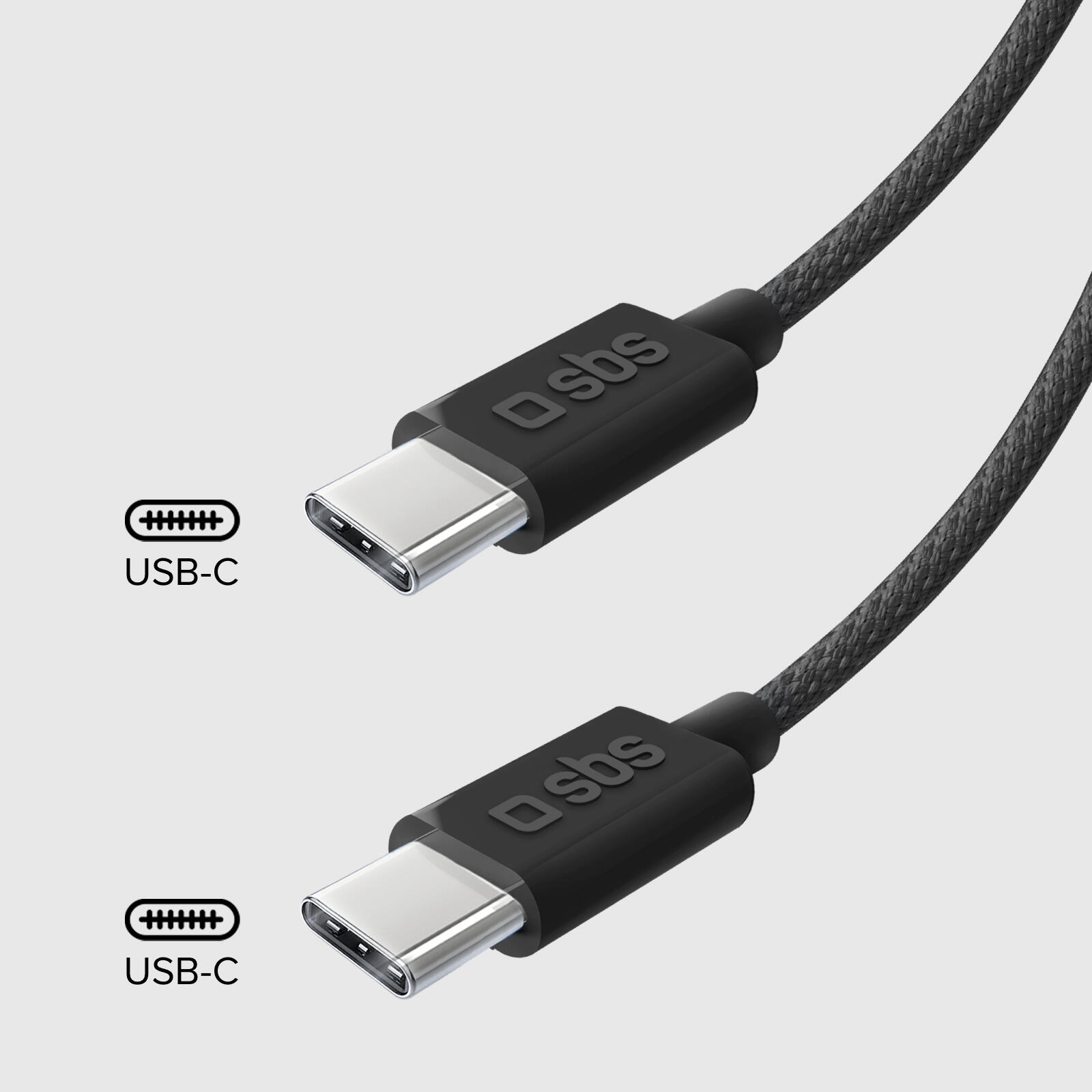 Câble textile USB-C - USB-C avec serre-câble, 1,5 mètre 2/7