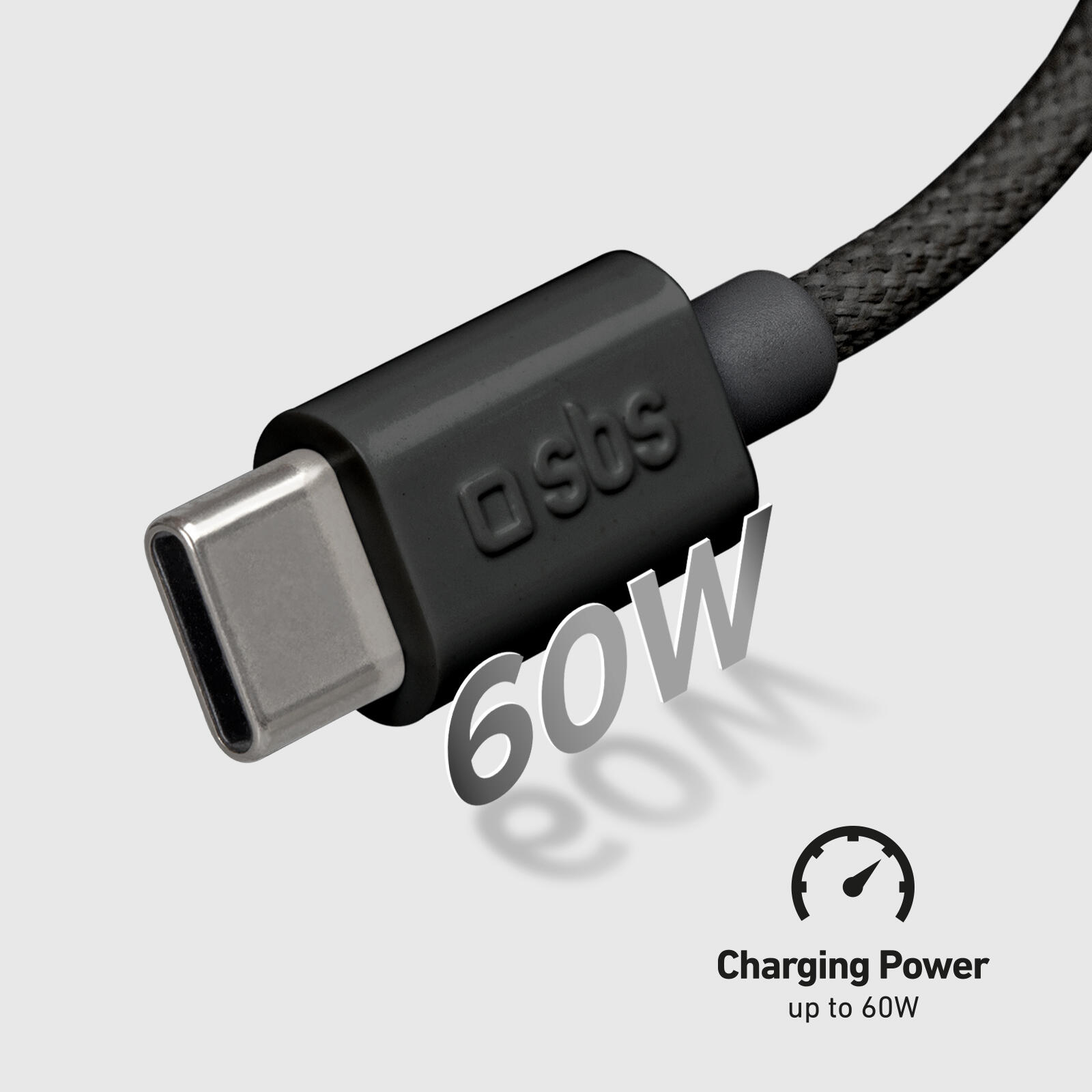 Câble textile USB-C - USB-C avec serre-câble, 1,5 mètre 5/7