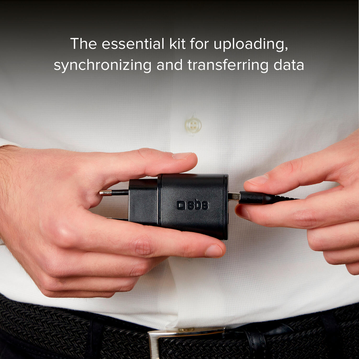 Kit caricabatterie: caricatore per due dispositivi con cavo USB e USB-C incluso 4/4