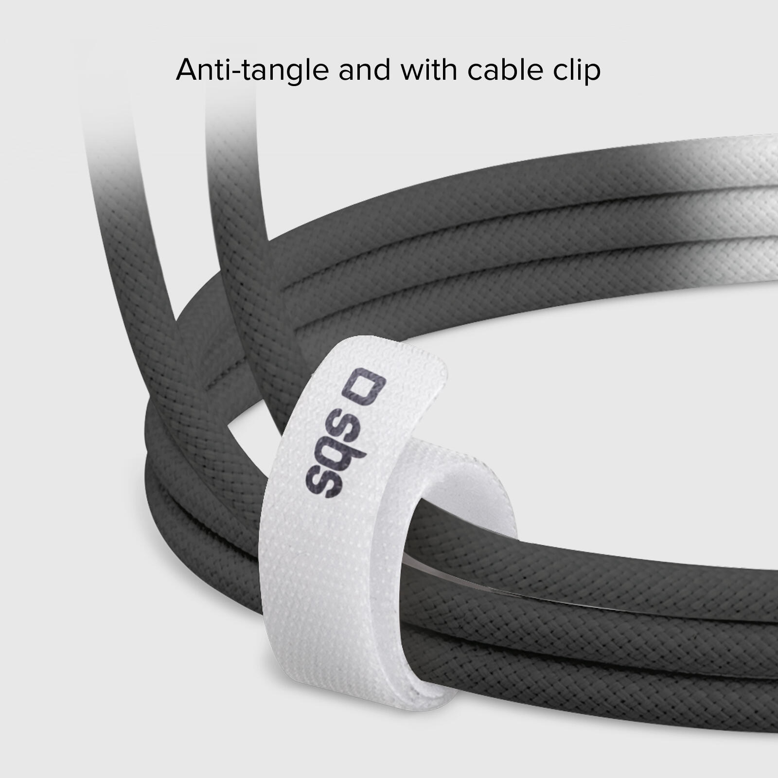 Câble textile USB-C - USB-C avec serre-câble, 1,5 mètre 4/7