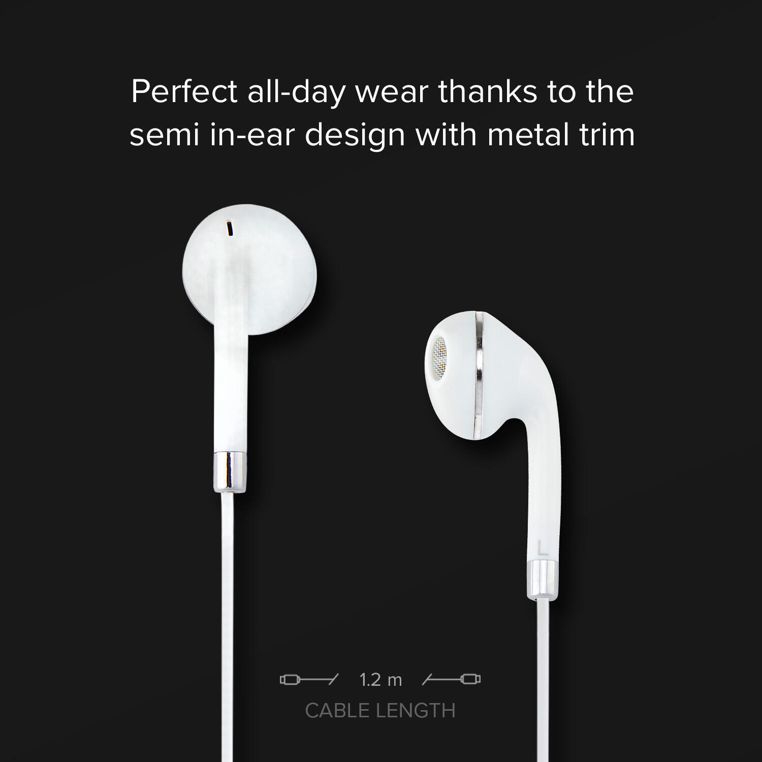 Soul - Auricolari a filo con microfono, connettore jack 3.5mm 2/4