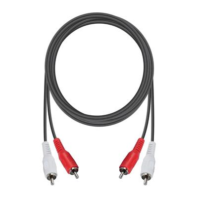 Cavo audio da 2 RCA maschio a 2 RCA femmina