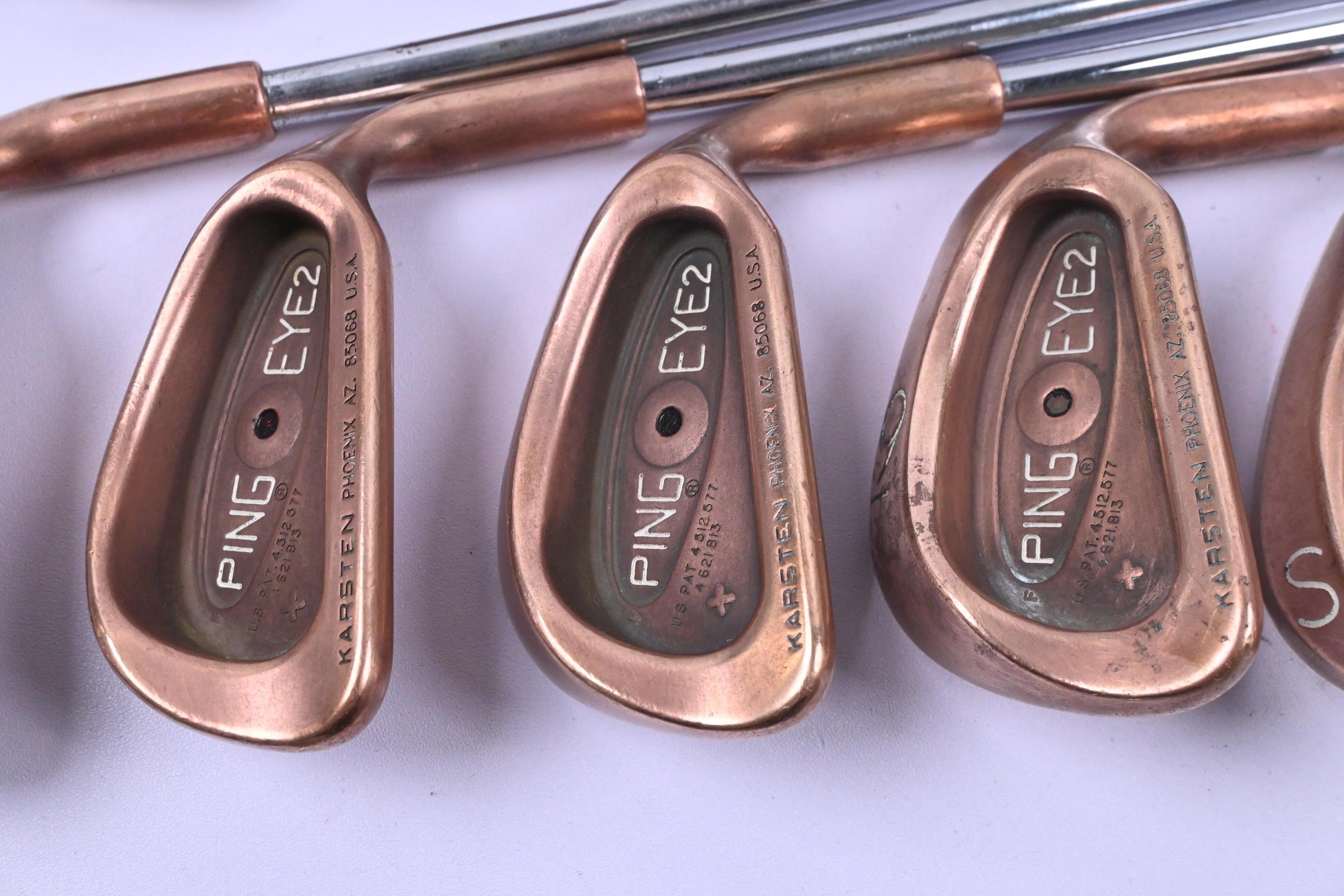 Ping Eye 2+ BeCu Irons / 2-9i+SW / Black Dot / Stiff Flex Ping JZ