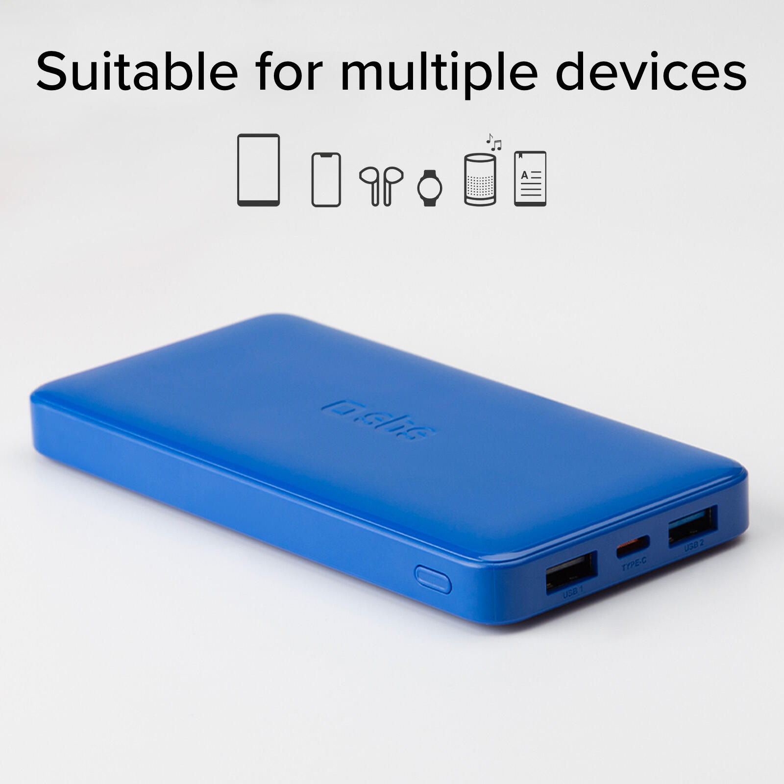 Power bank 10.000 mAh extra slim con porta USB 2.1A Intelligent Charge (IC) 2/7