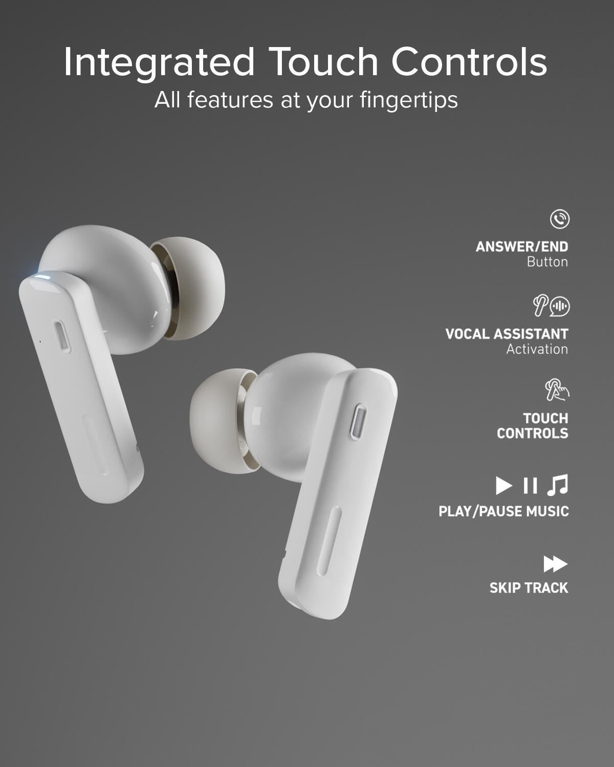 Maks - auricolari TWS con tecnologia Active Noise Cancelling (ANC) 6/7