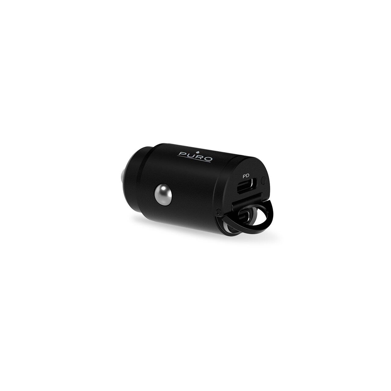 Chargeur voiture double USB‑C Bullet 30W 3/4