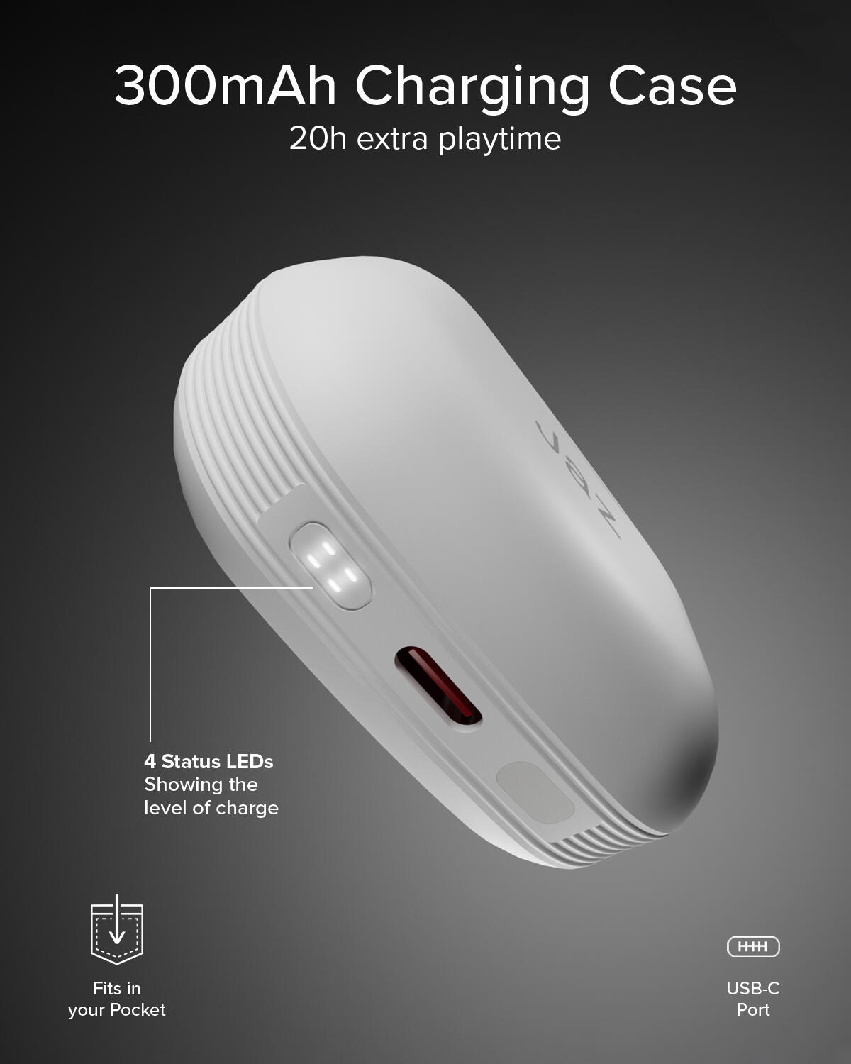 Maks - auricolari TWS con tecnologia Active Noise Cancelling (ANC) 4/7
