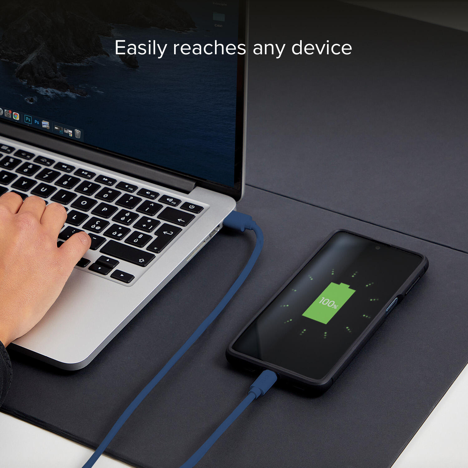 Cavo dati in silicone 1.5 m - Connettori USB a USB-C 4/4