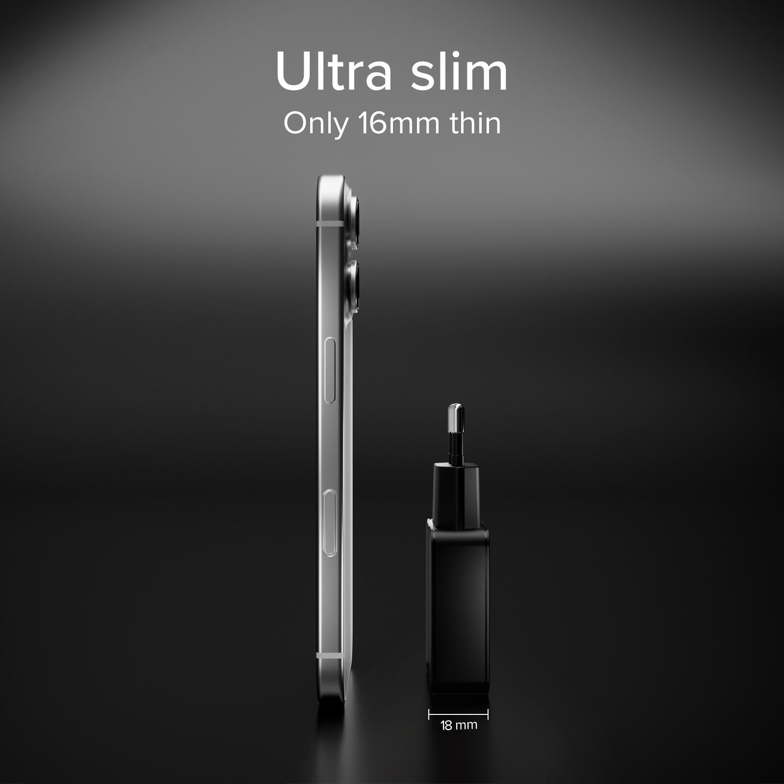 Caricatore da muro 45w USB-C Ultra Slim con doppia porta 4/7