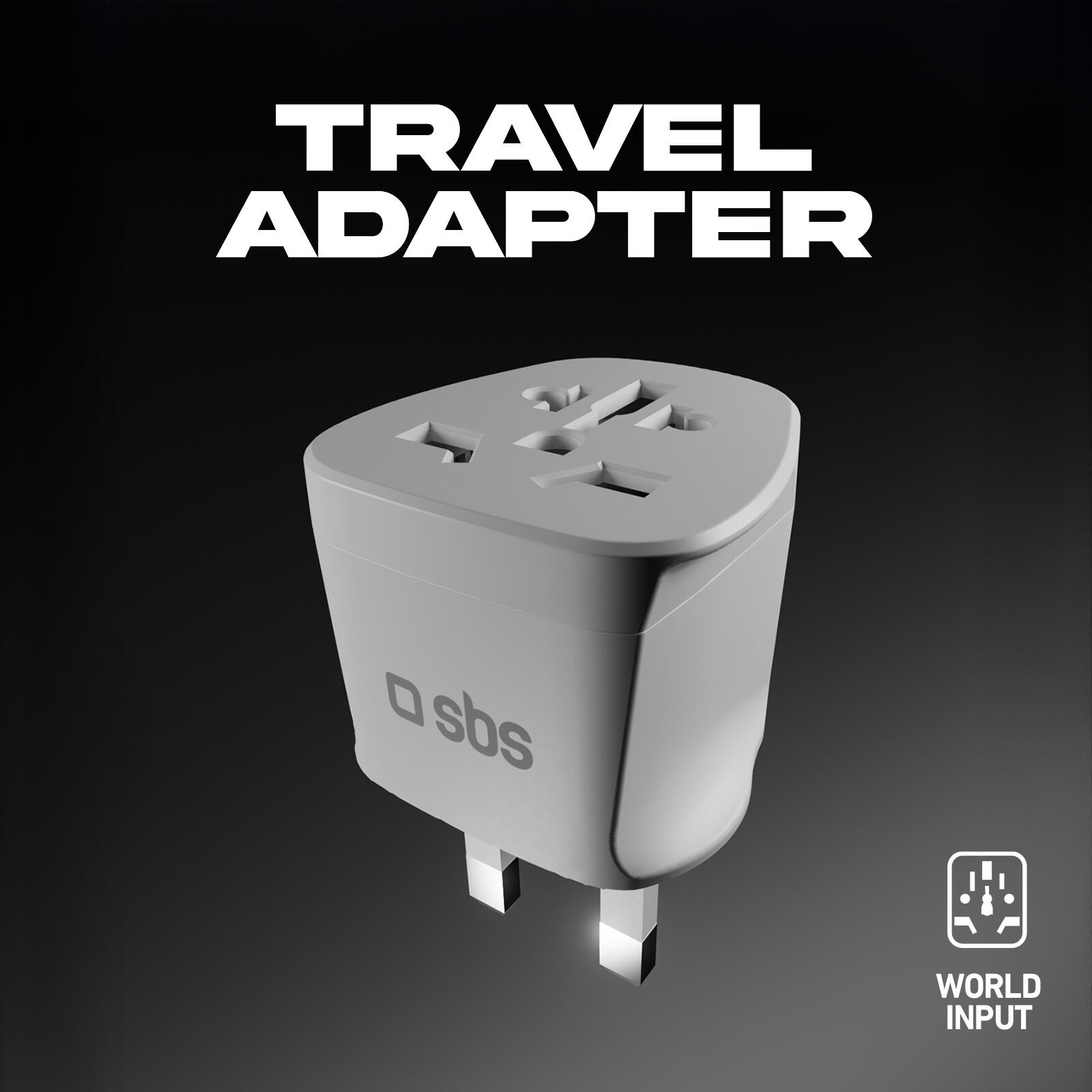 Adaptateur de voyage universel Type G – Fiche UK 3/7