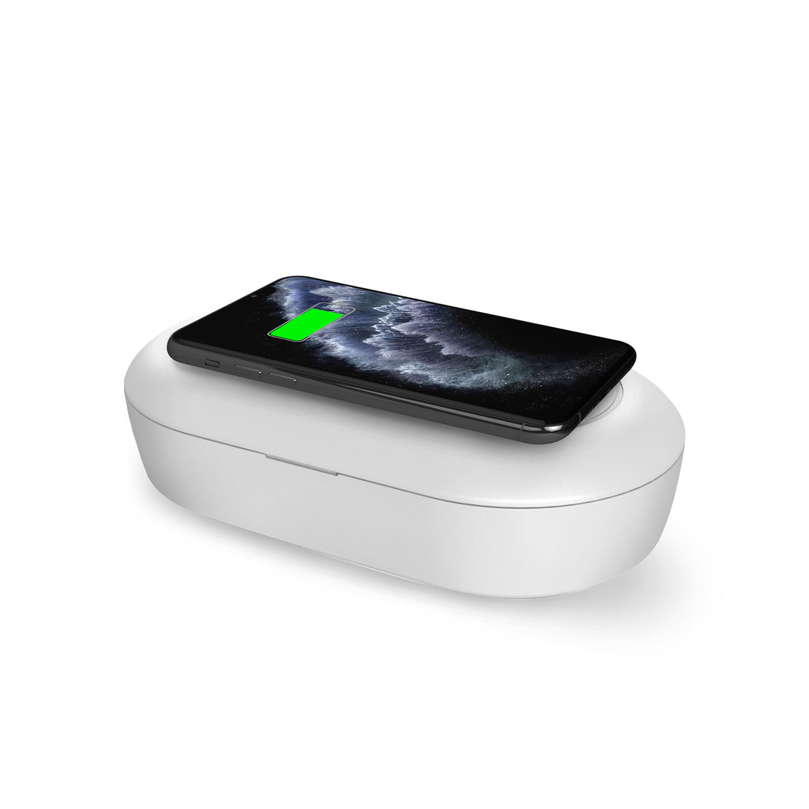 Sterilizzatore UV con Ozono e ricarica wireless da 10W 2/3