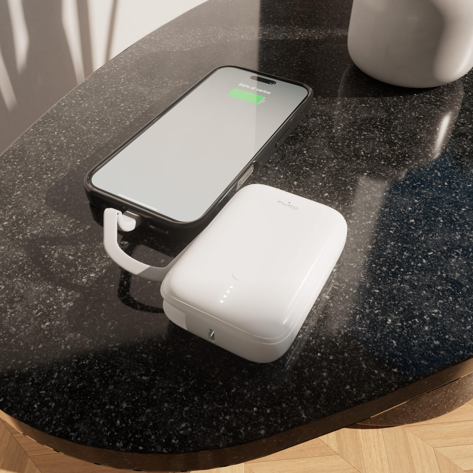 Power Bank “Power Link 10 Plus” 10000mAh con Cavo USB-C Integrato 7/7