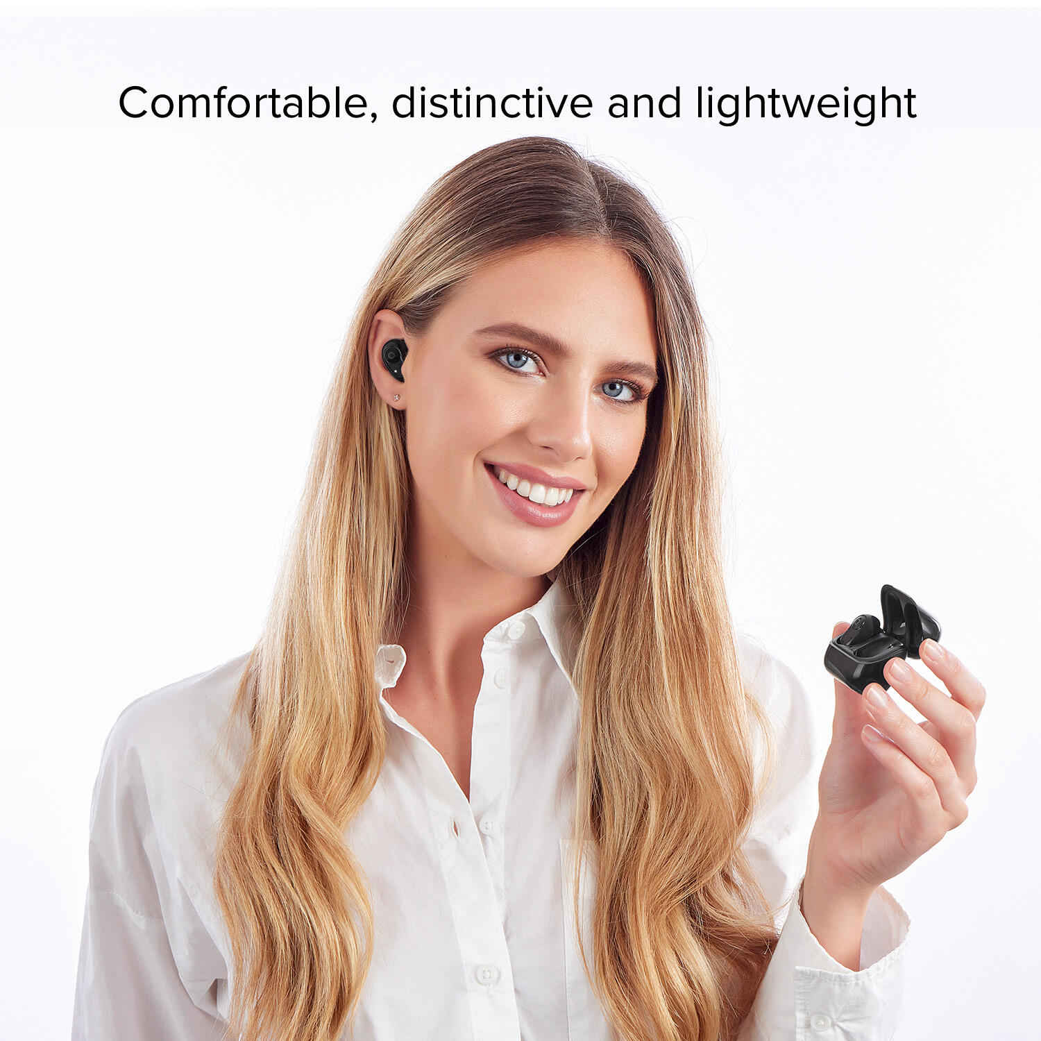 Twin Black Gem - Écouteurs semi intra-auriculaires TWS 4/5