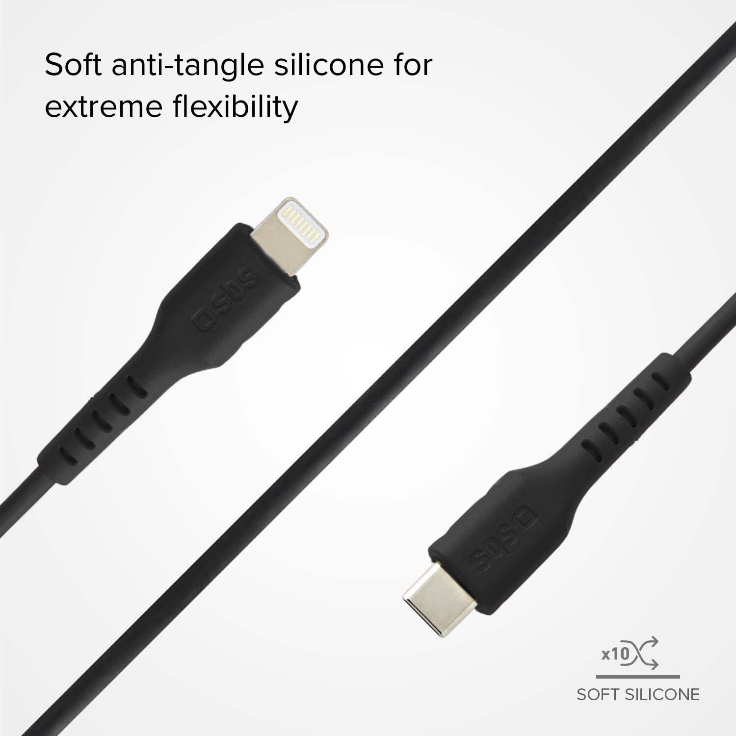 Cavo dati e ricarica USB-C a Lightning 3/4