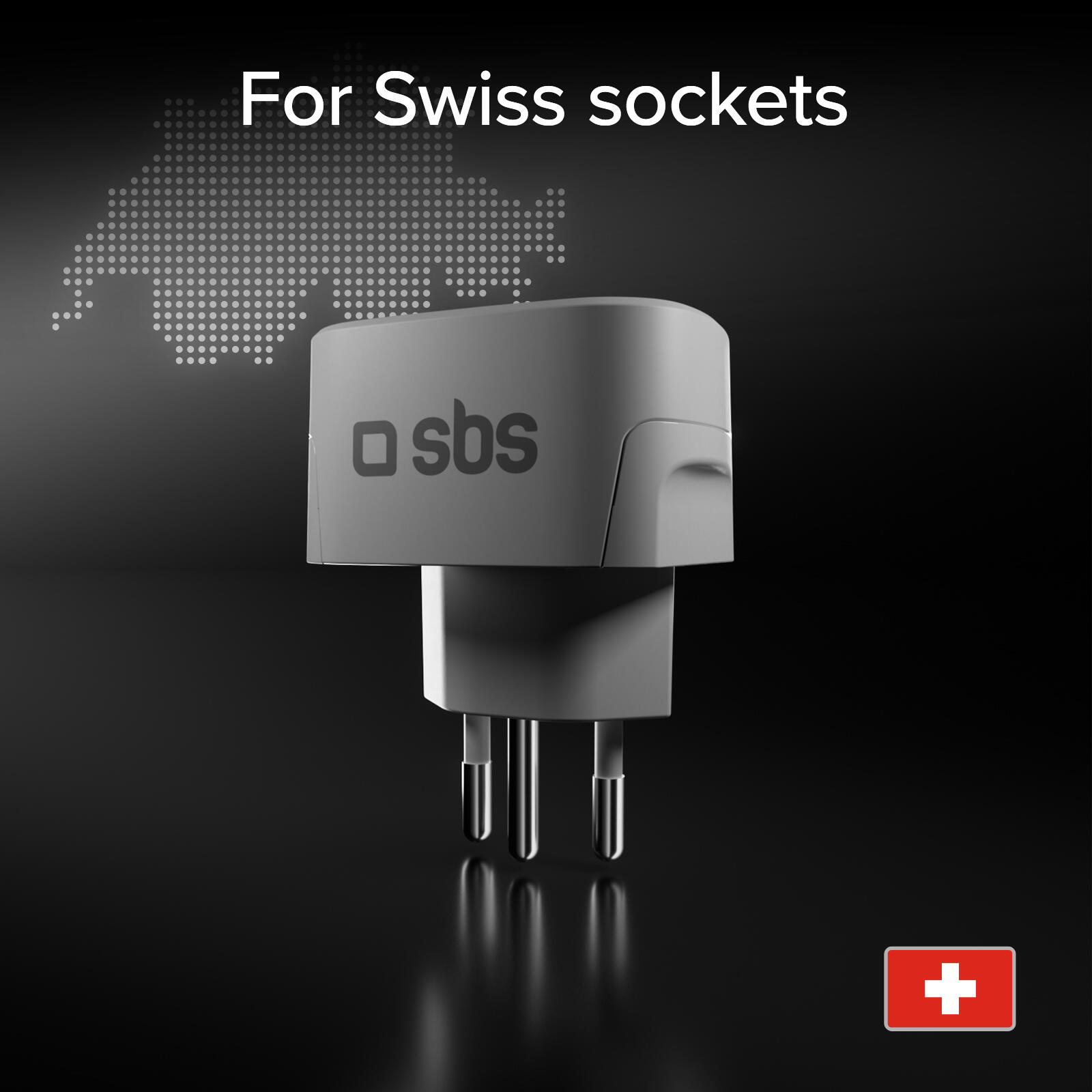 Adaptateur de voyage universel Type J – Fiche Suisse 2/7