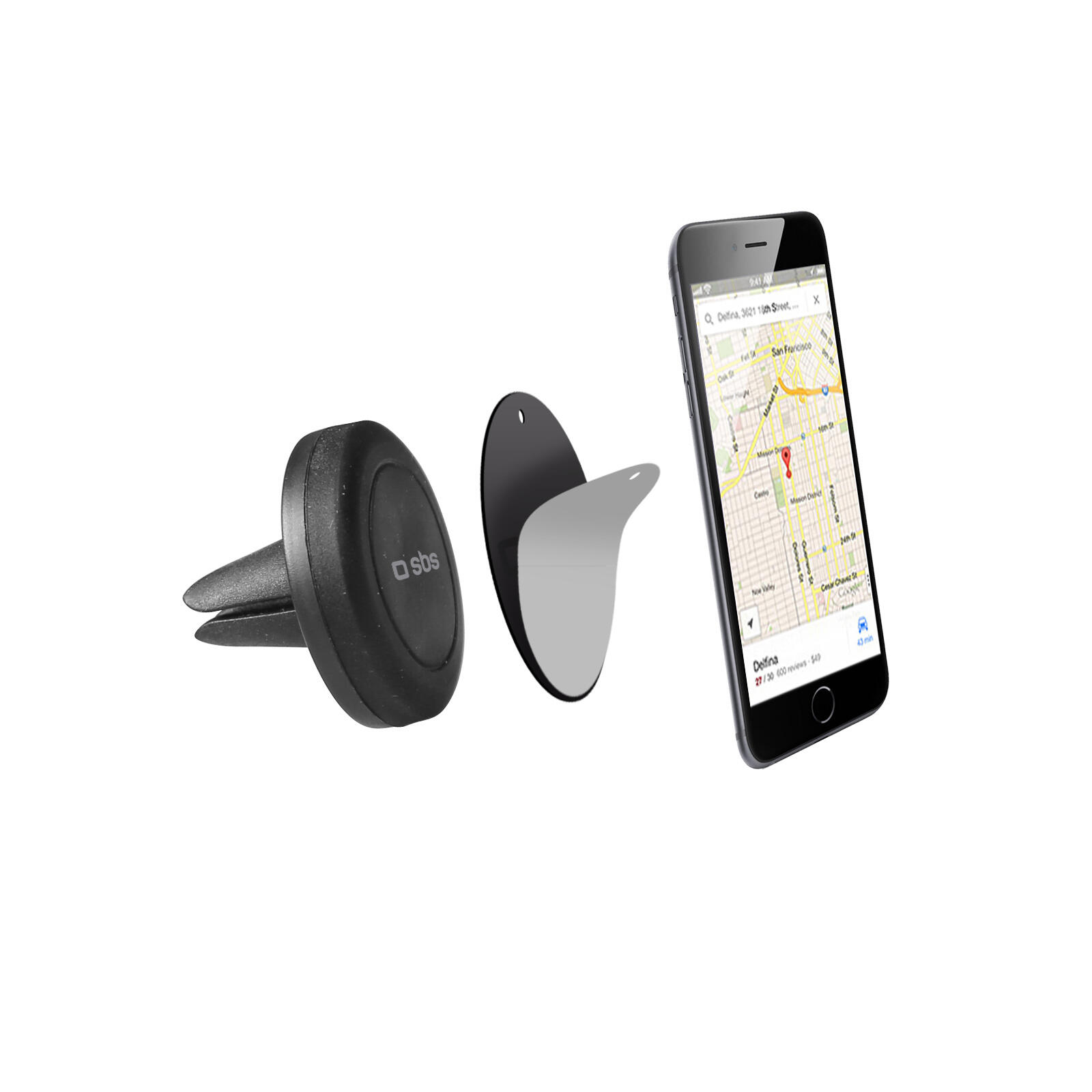 Support universel pour auto avec aimant 2/4