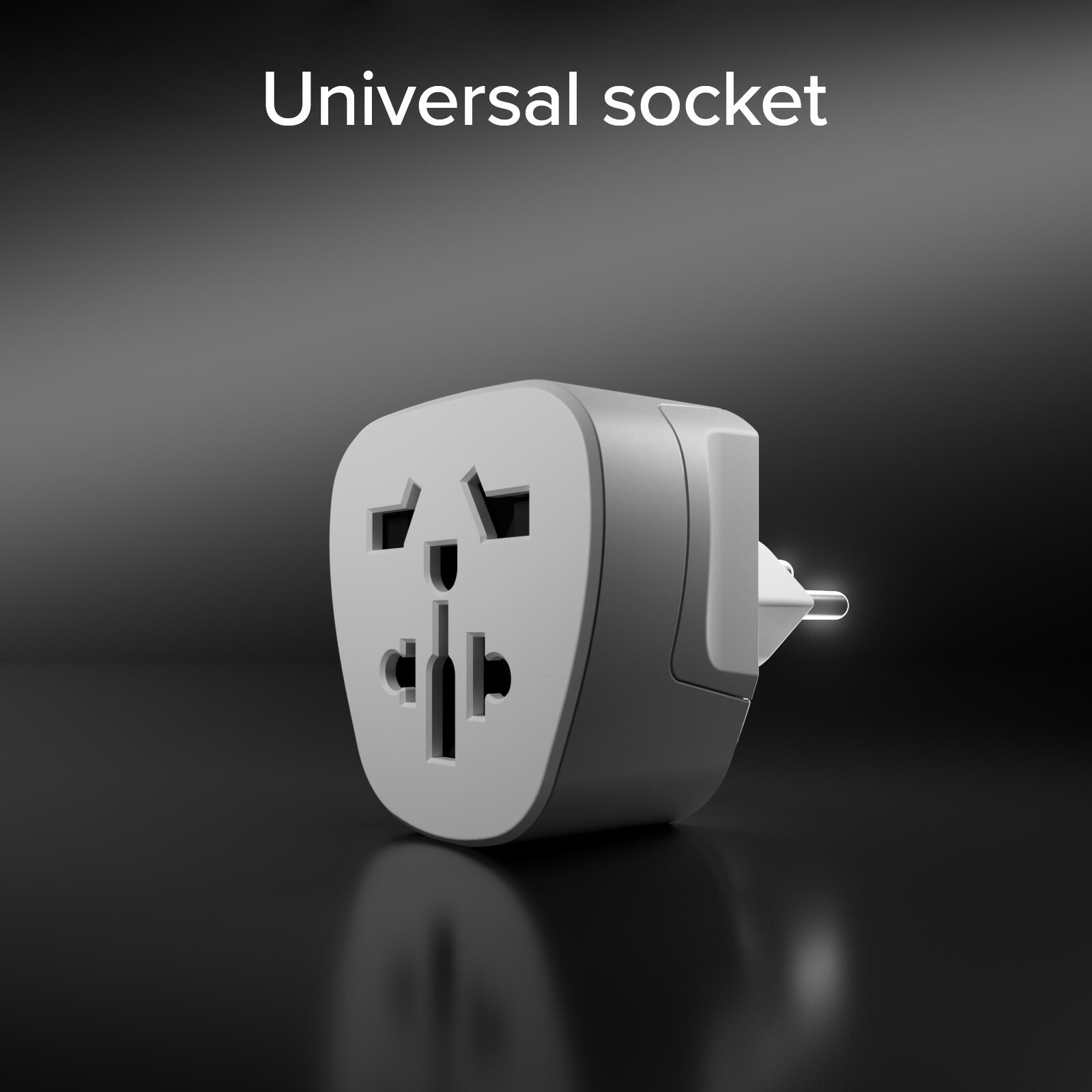 Adaptateur de voyage universel Type J – Fiche Suisse 5/7