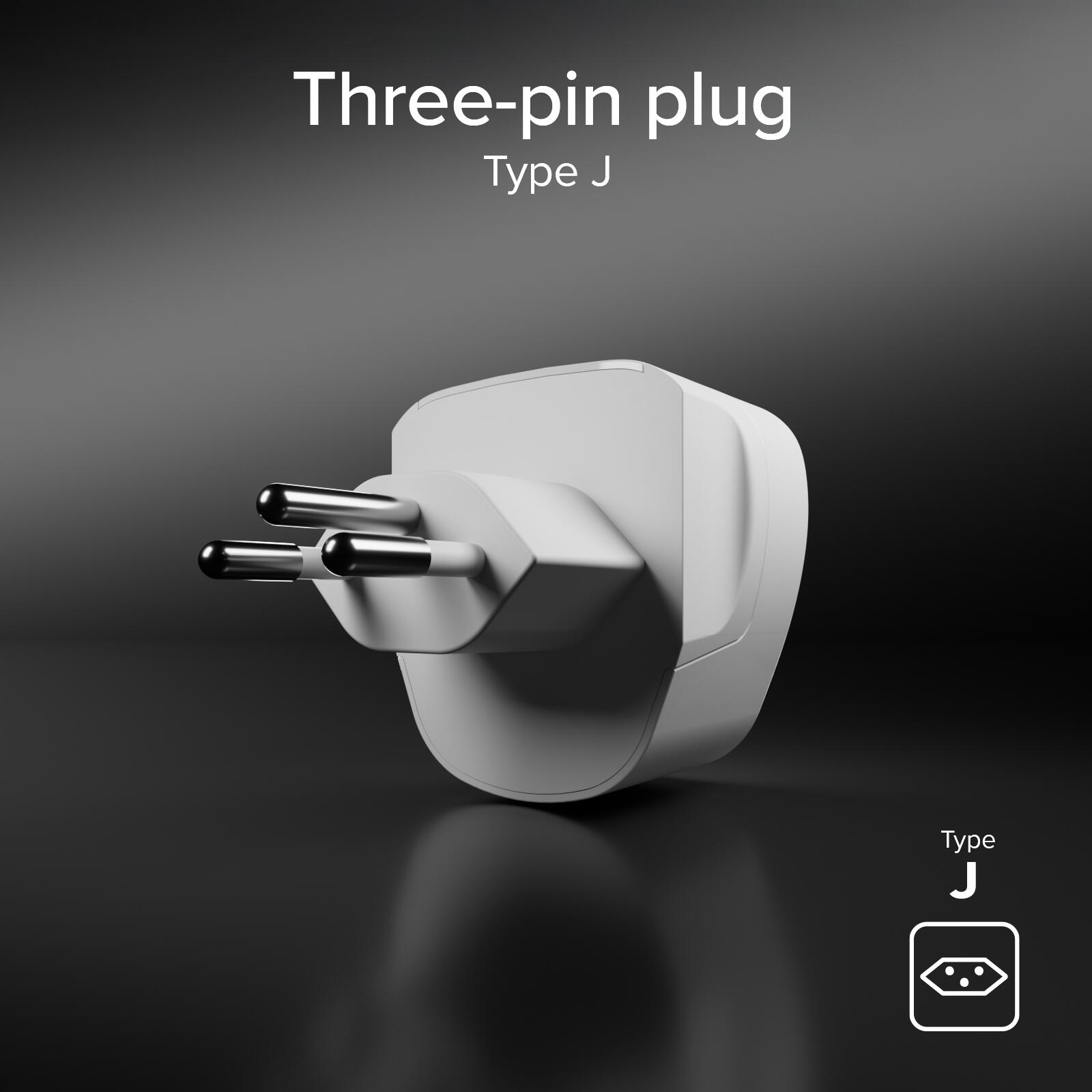 Adaptateur de voyage universel Type J – Fiche Suisse 4/7